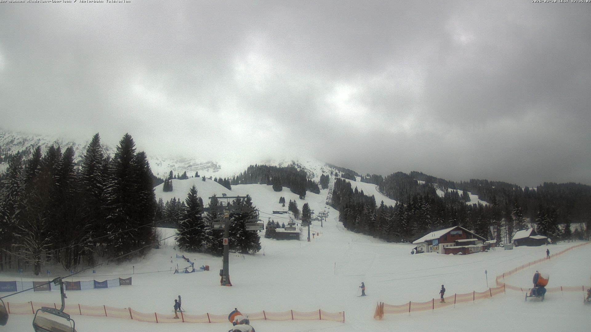 Archiv Foto Webcam Oberjoch - Blick zum Iseler