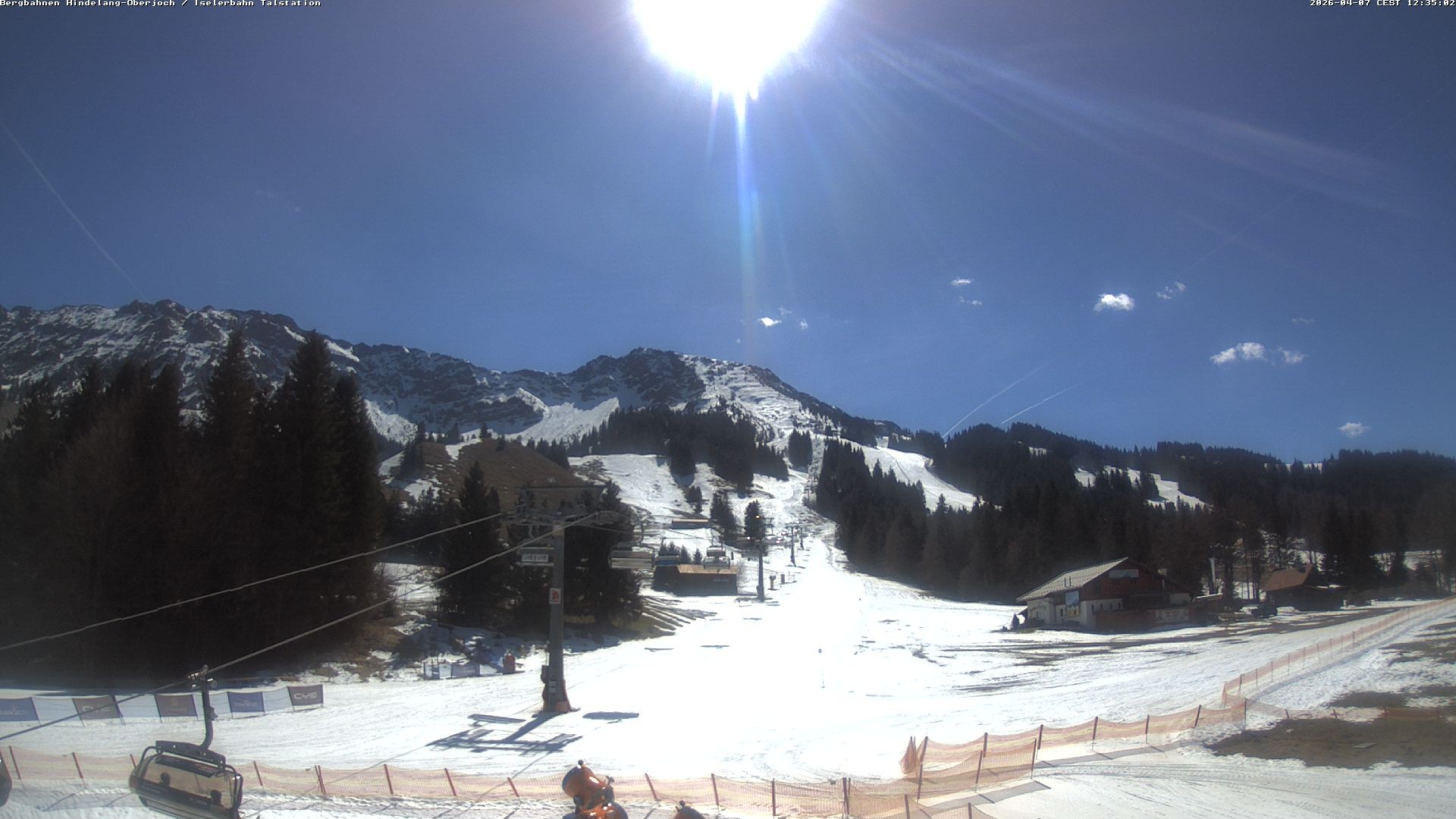 Archived image Webcam Oberjoch - Mt. Iseler