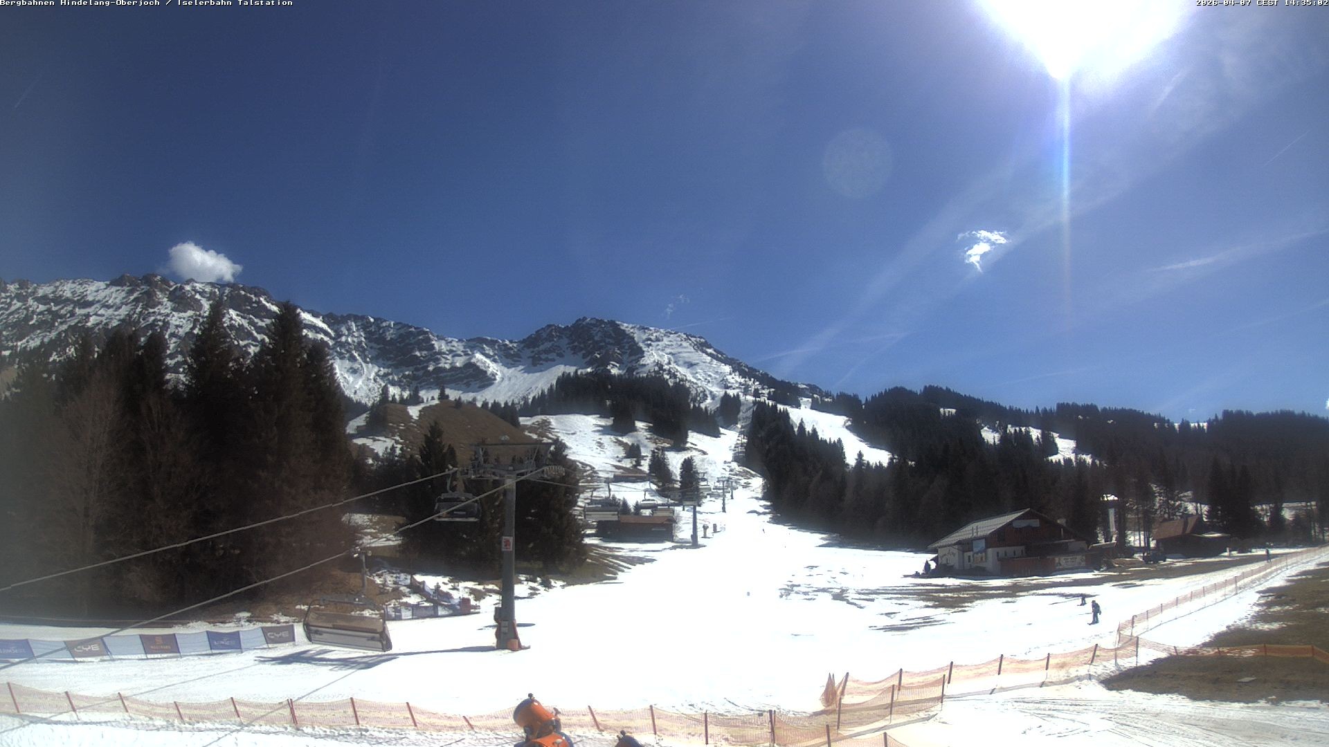 Archived image Webcam Oberjoch - Mt. Iseler