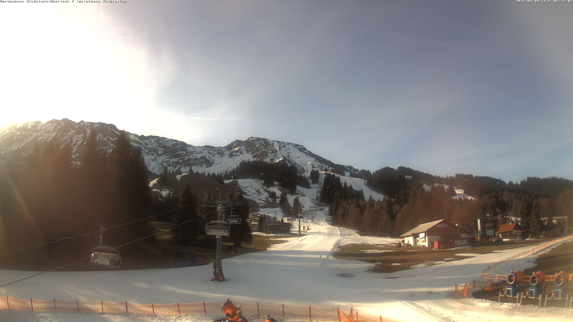 Archiv Foto Webcam Oberjoch - Blick zum Iseler