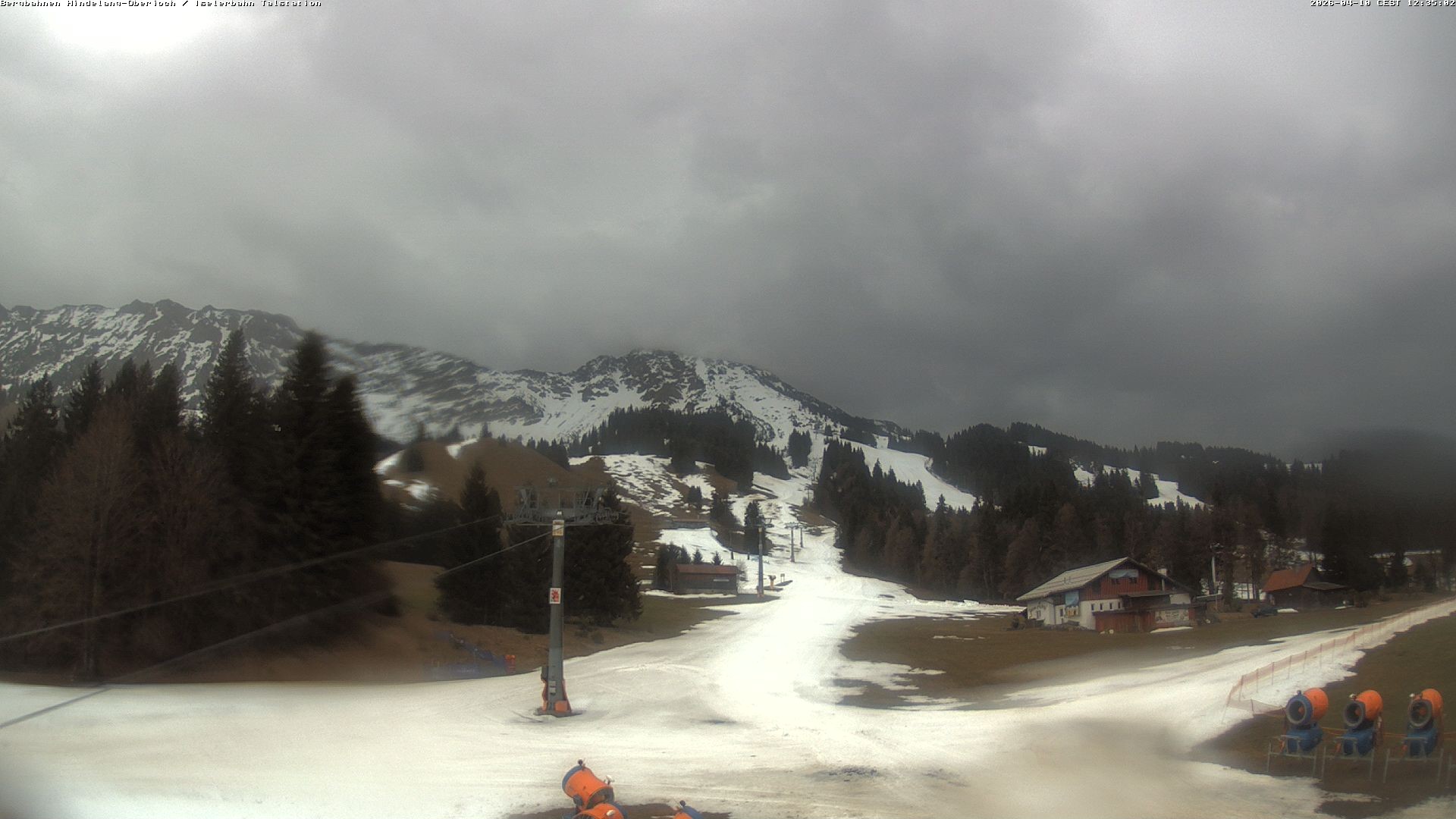 Archiv Foto Webcam Oberjoch - Blick zum Iseler