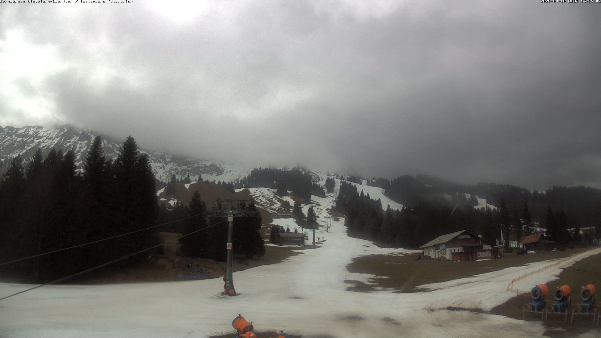 Archiv Foto Webcam Oberjoch - Blick zum Iseler