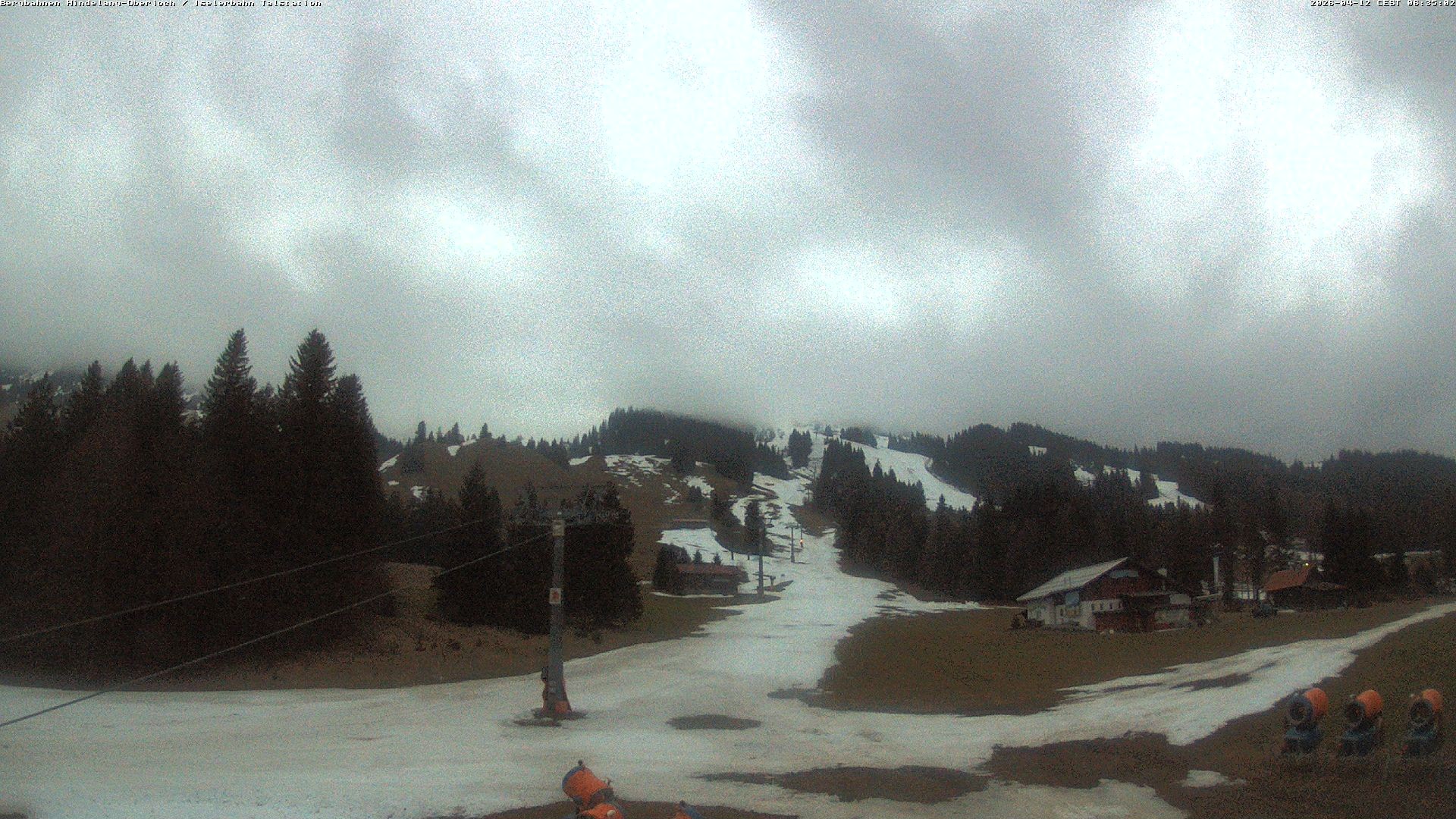 Archiv Foto Webcam Oberjoch - Blick zum Iseler