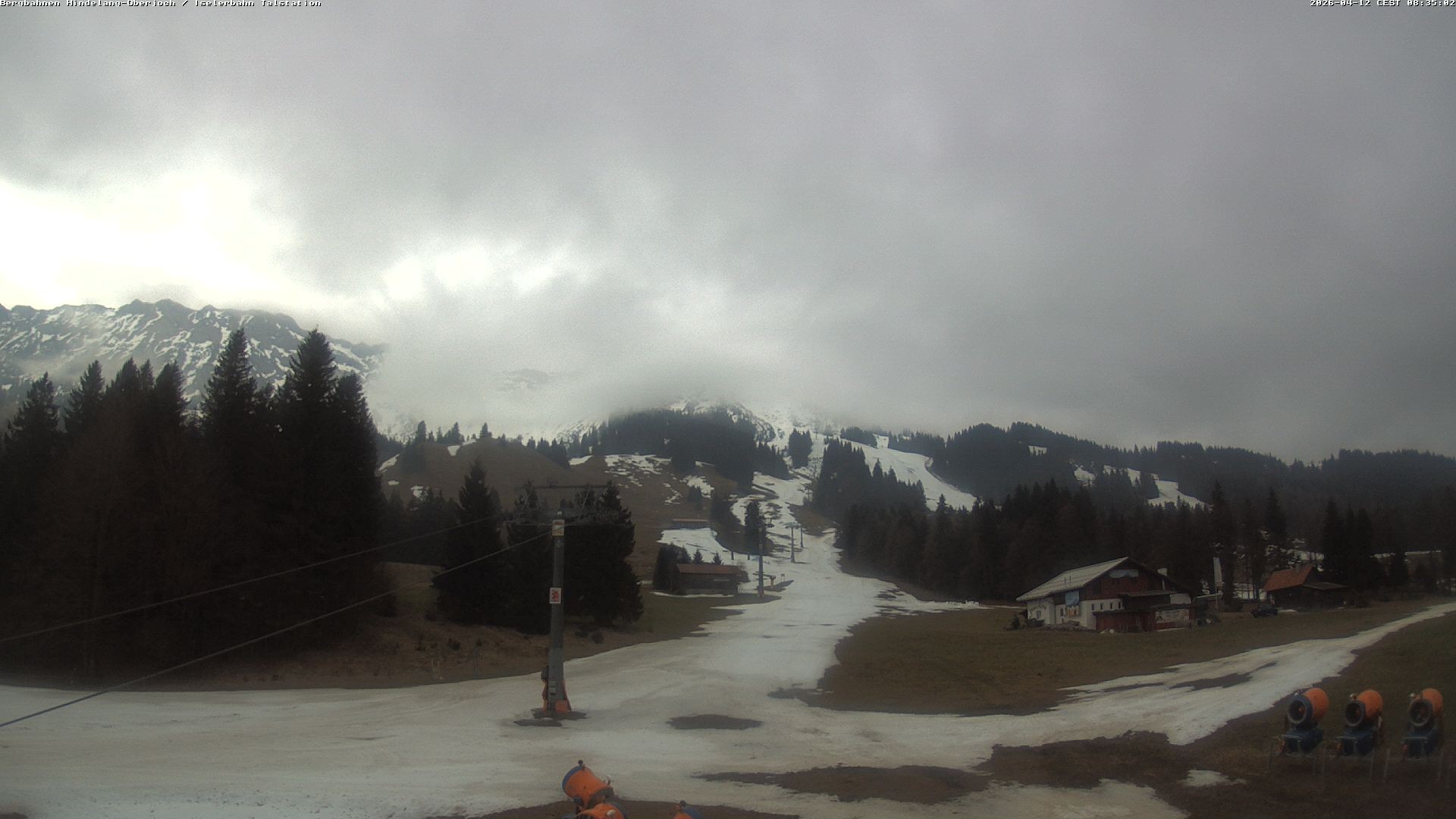 Archiv Foto Webcam Oberjoch - Blick zum Iseler