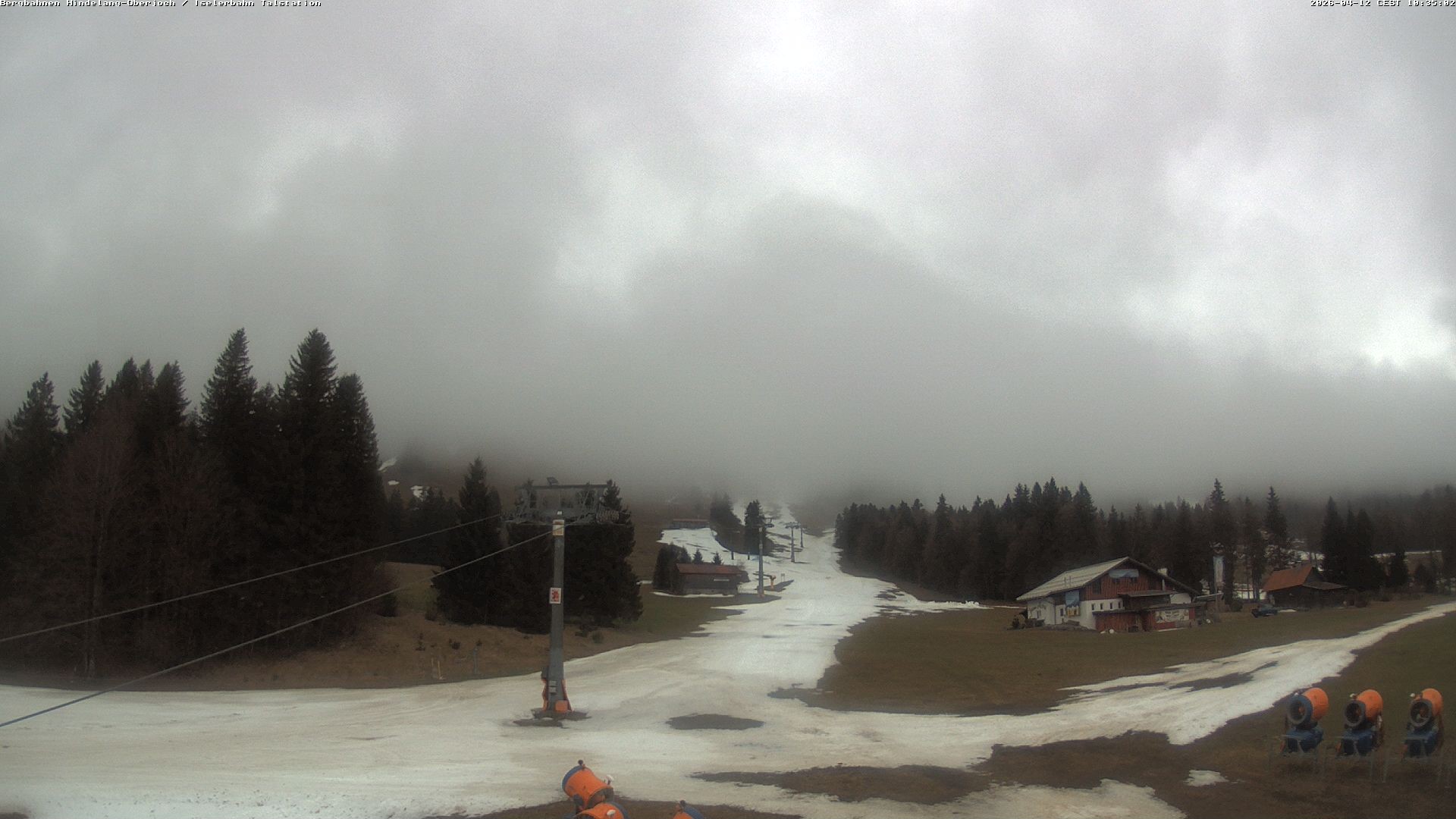 Archiv Foto Webcam Oberjoch - Blick zum Iseler