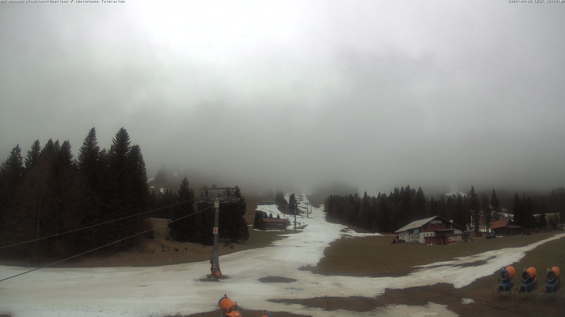 Archiv Foto Webcam Oberjoch - Blick zum Iseler