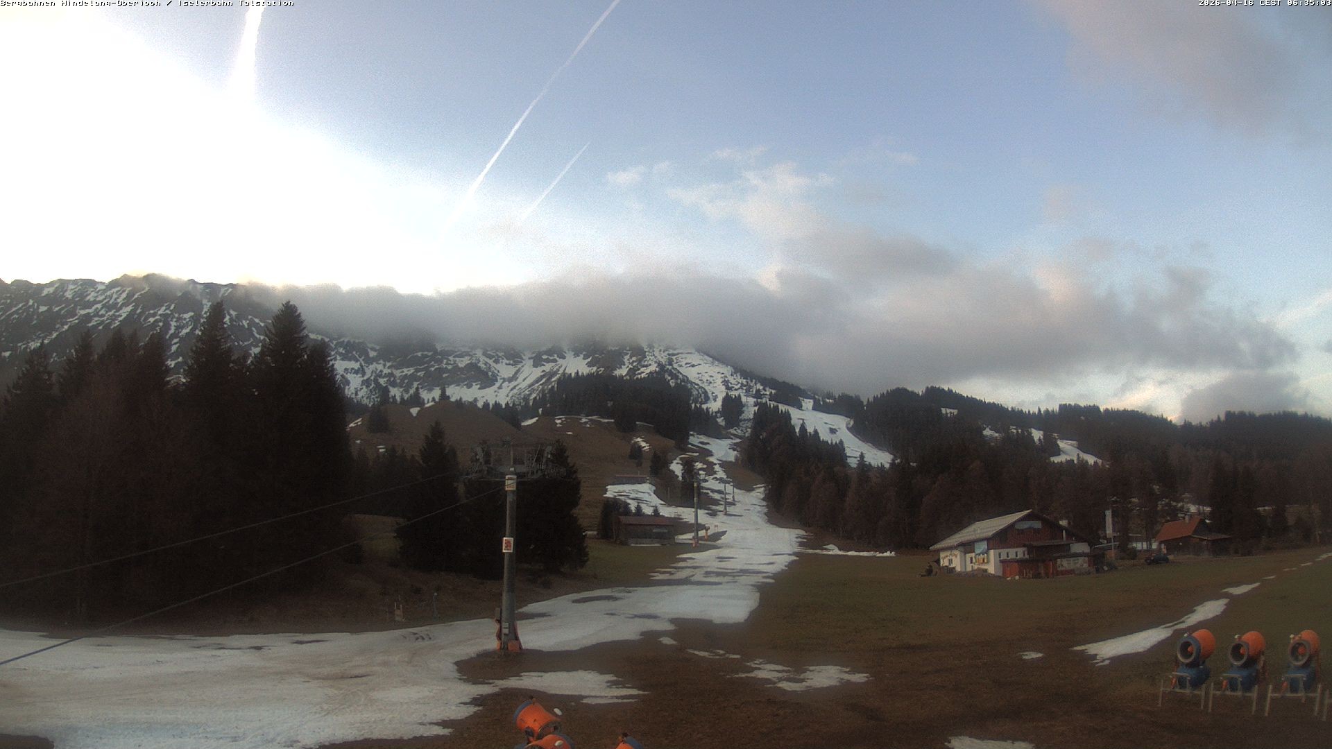 Archiv Foto Webcam Oberjoch - Blick zum Iseler