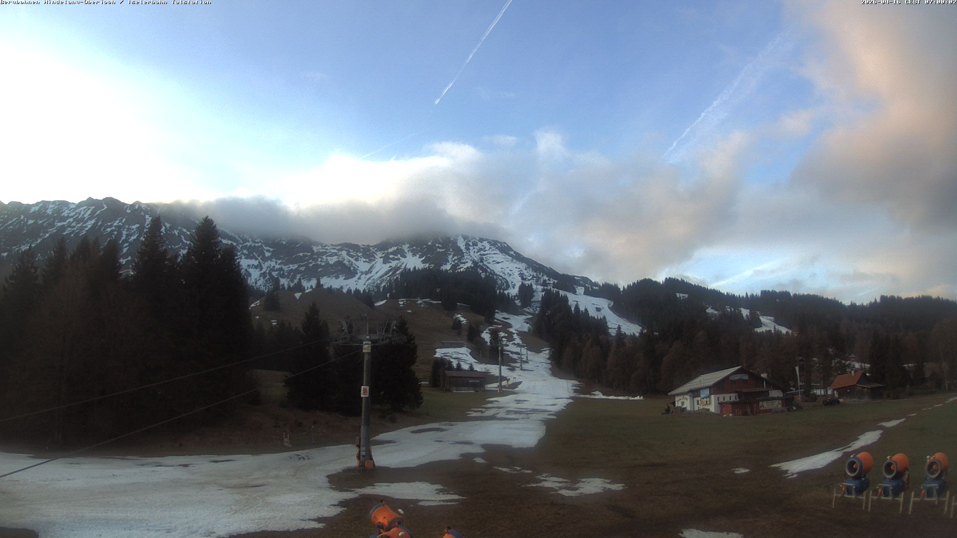 Archiv Foto Webcam Oberjoch - Blick zum Iseler