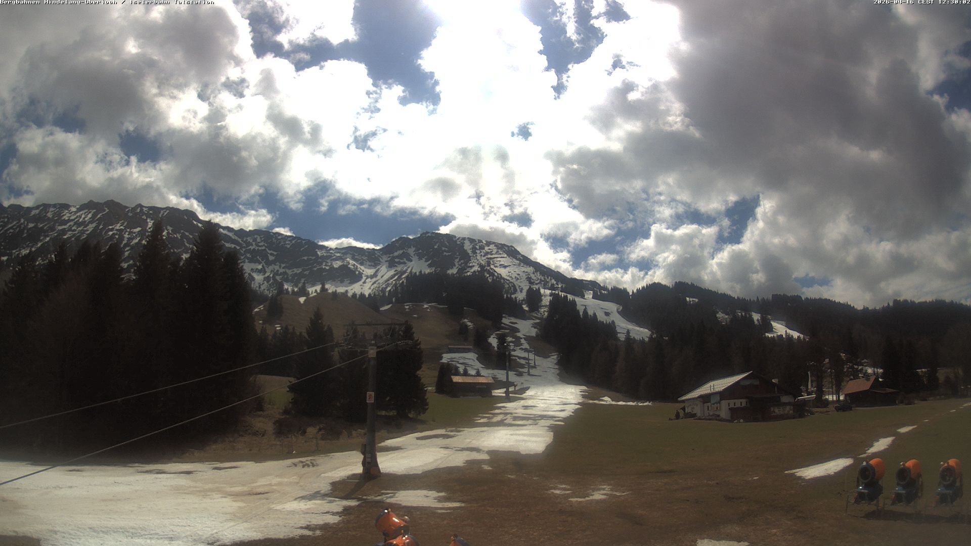 Archiv Foto Webcam Oberjoch - Blick zum Iseler