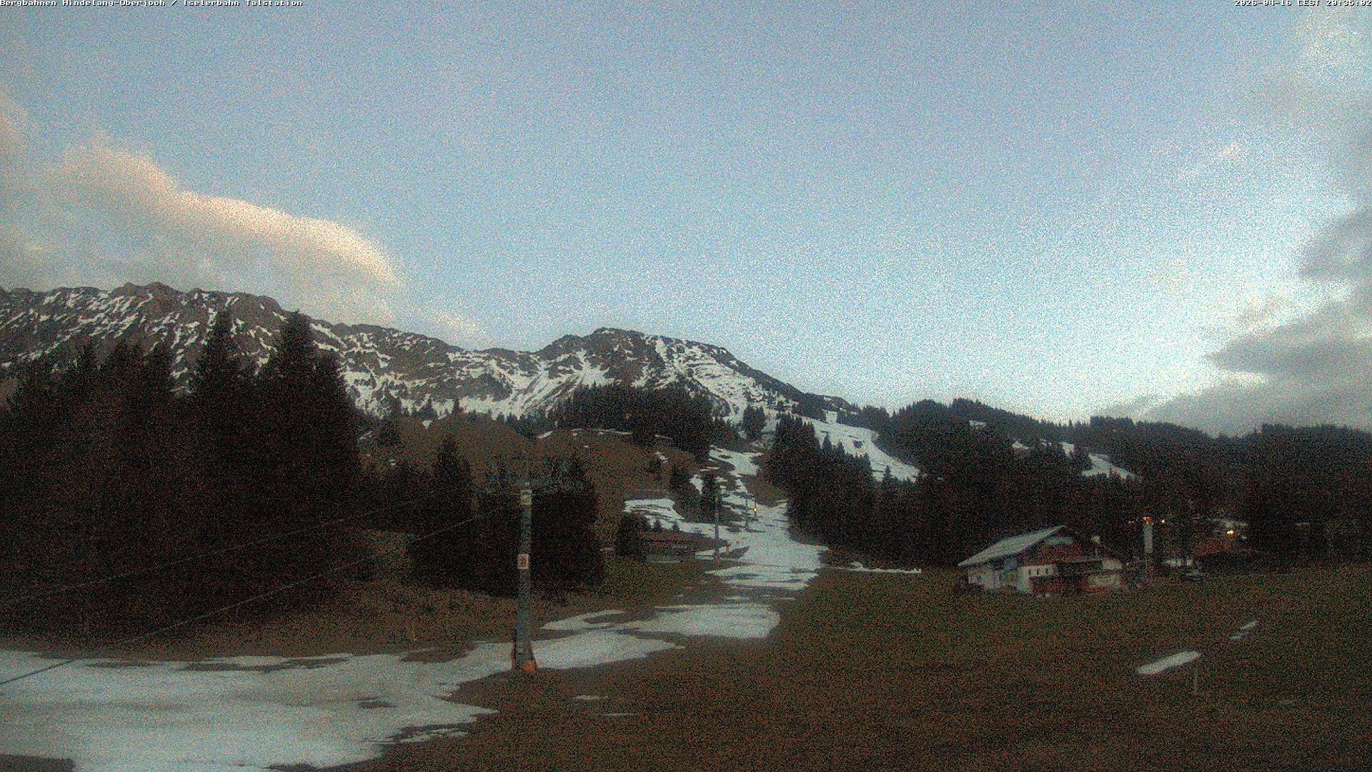 Archiv Foto Webcam Oberjoch - Blick zum Iseler