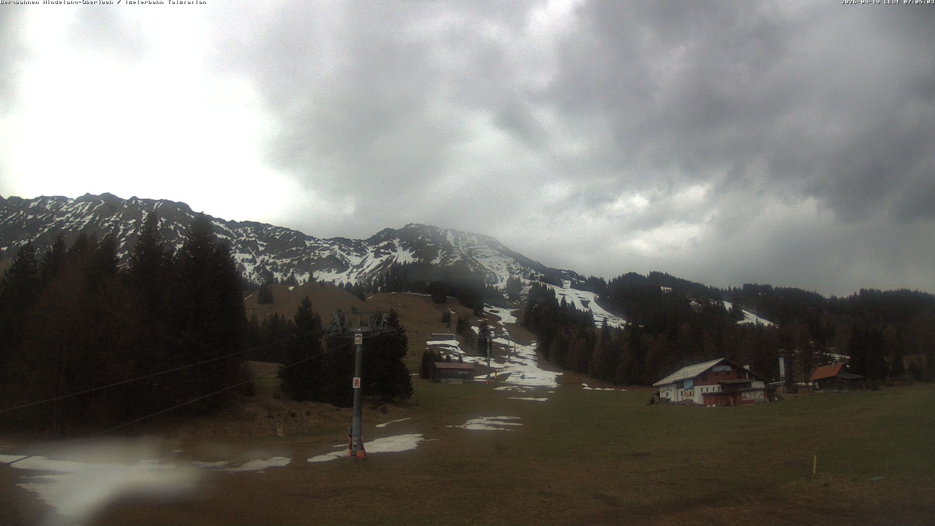 Archiv Foto Webcam Oberjoch - Blick zum Iseler