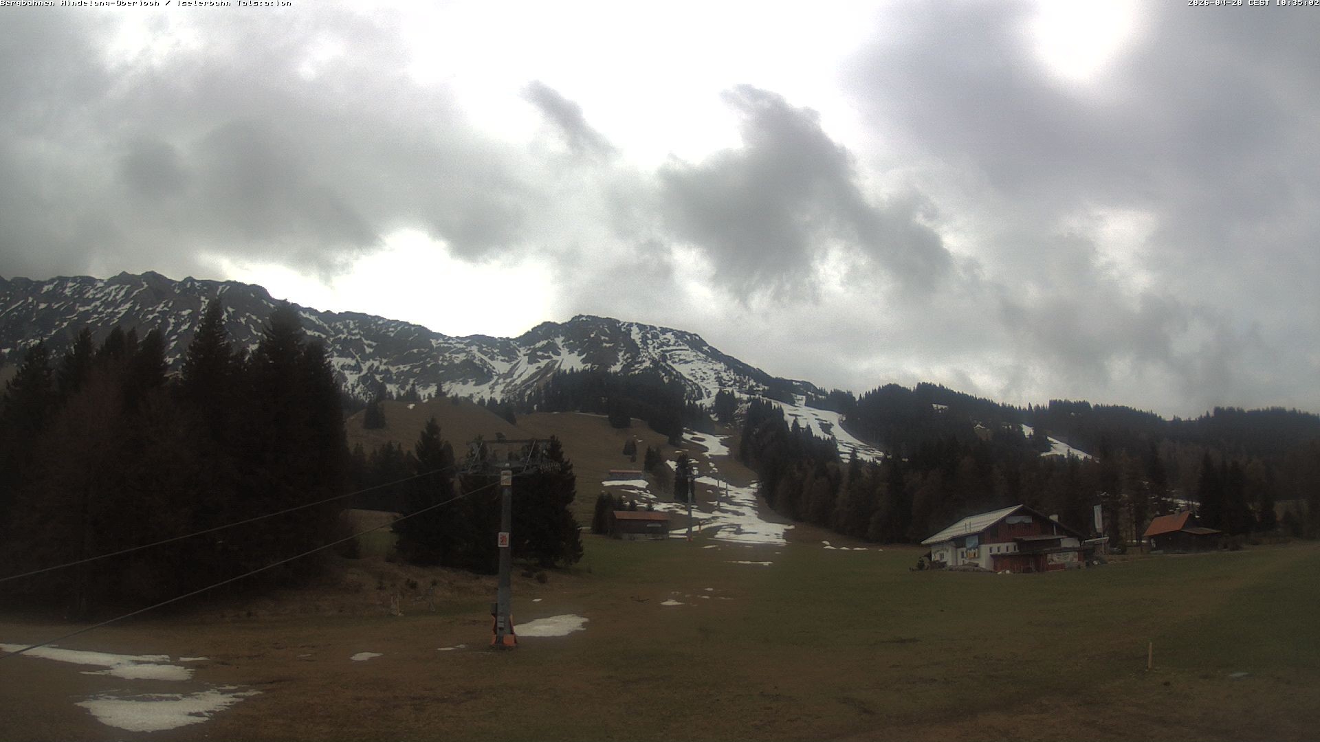 Archiv Foto Webcam Oberjoch - Blick zum Iseler