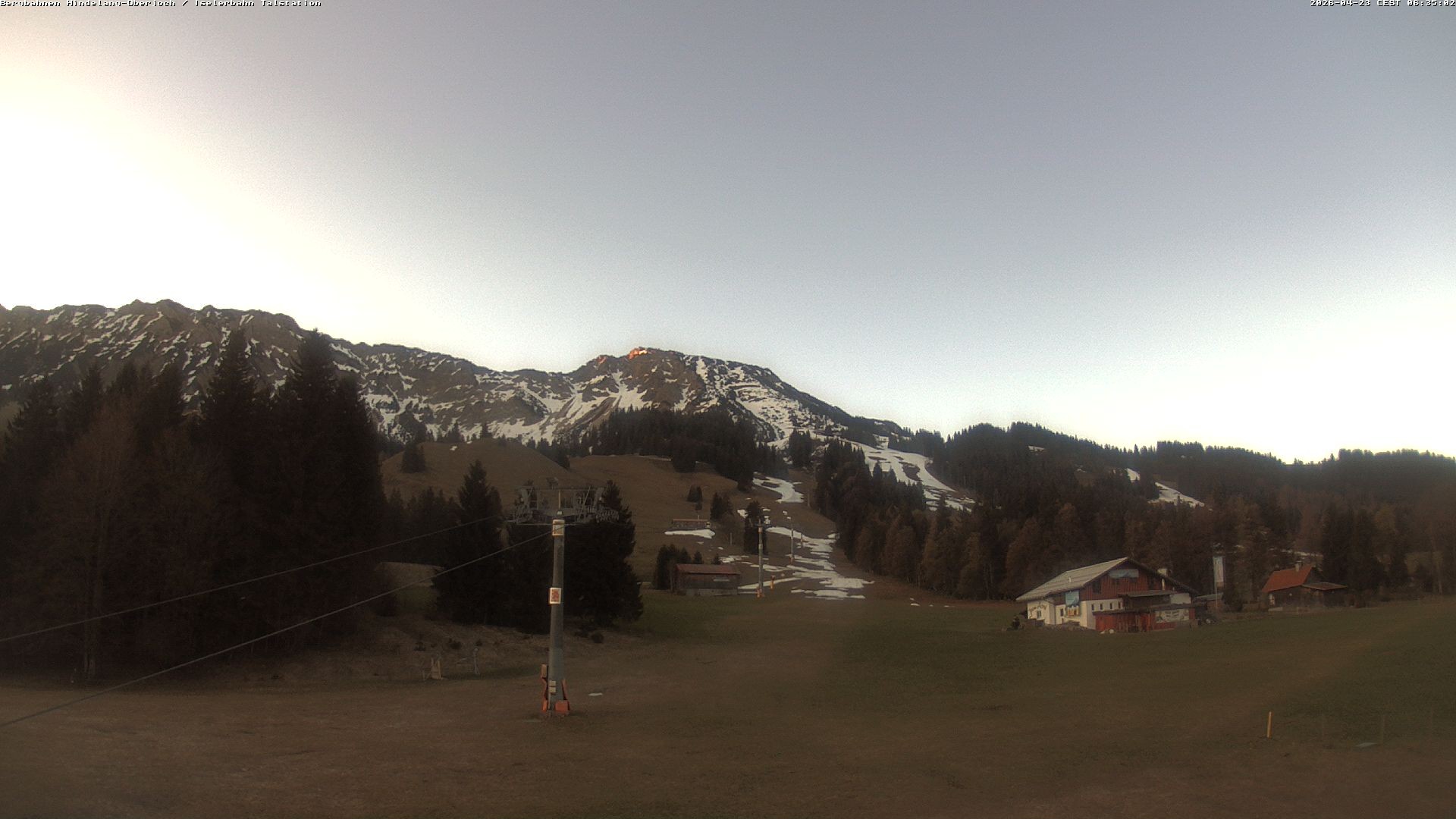 Archiv Foto Webcam Oberjoch - Blick zum Iseler