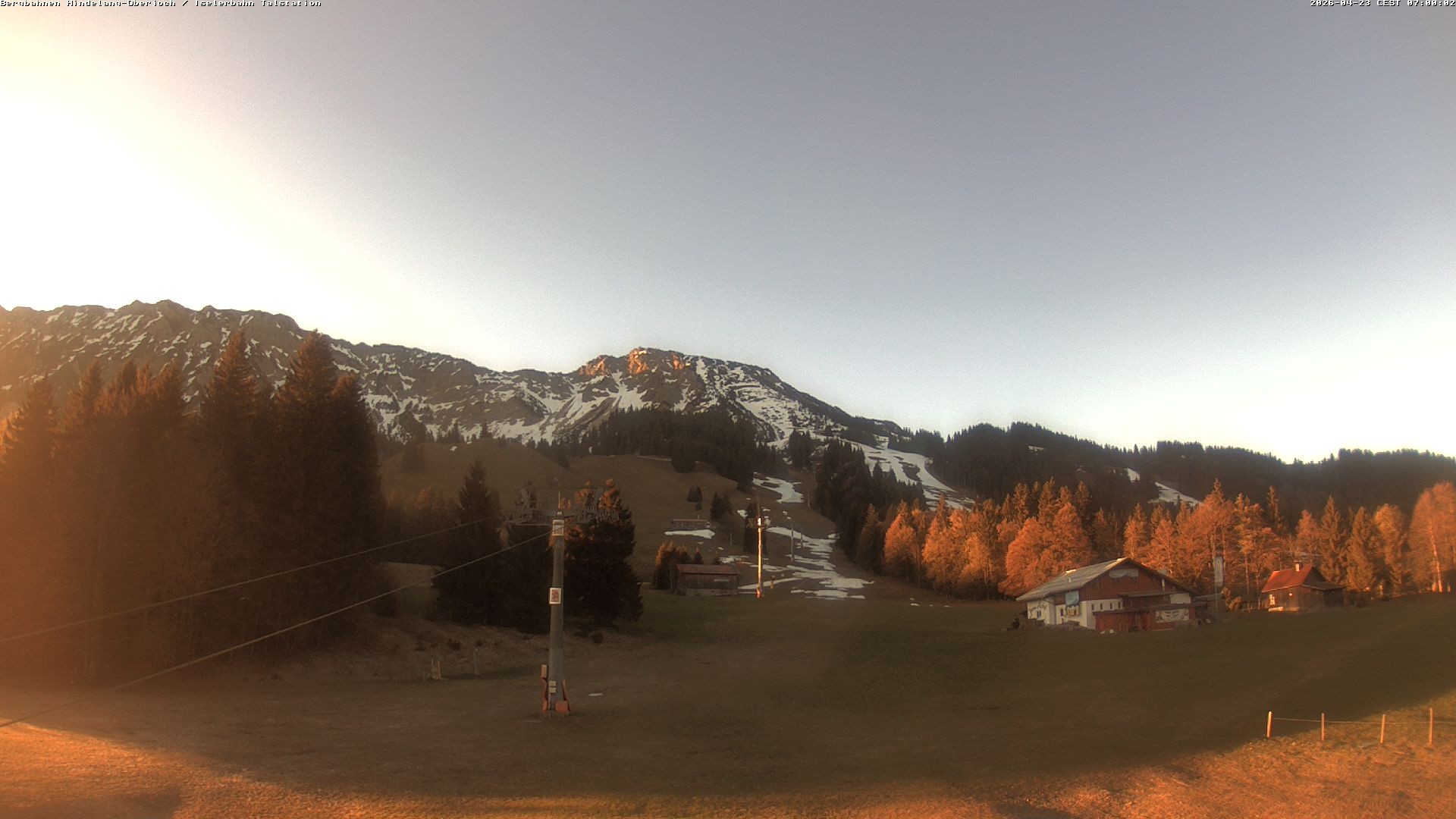 Archiv Foto Webcam Oberjoch - Blick zum Iseler