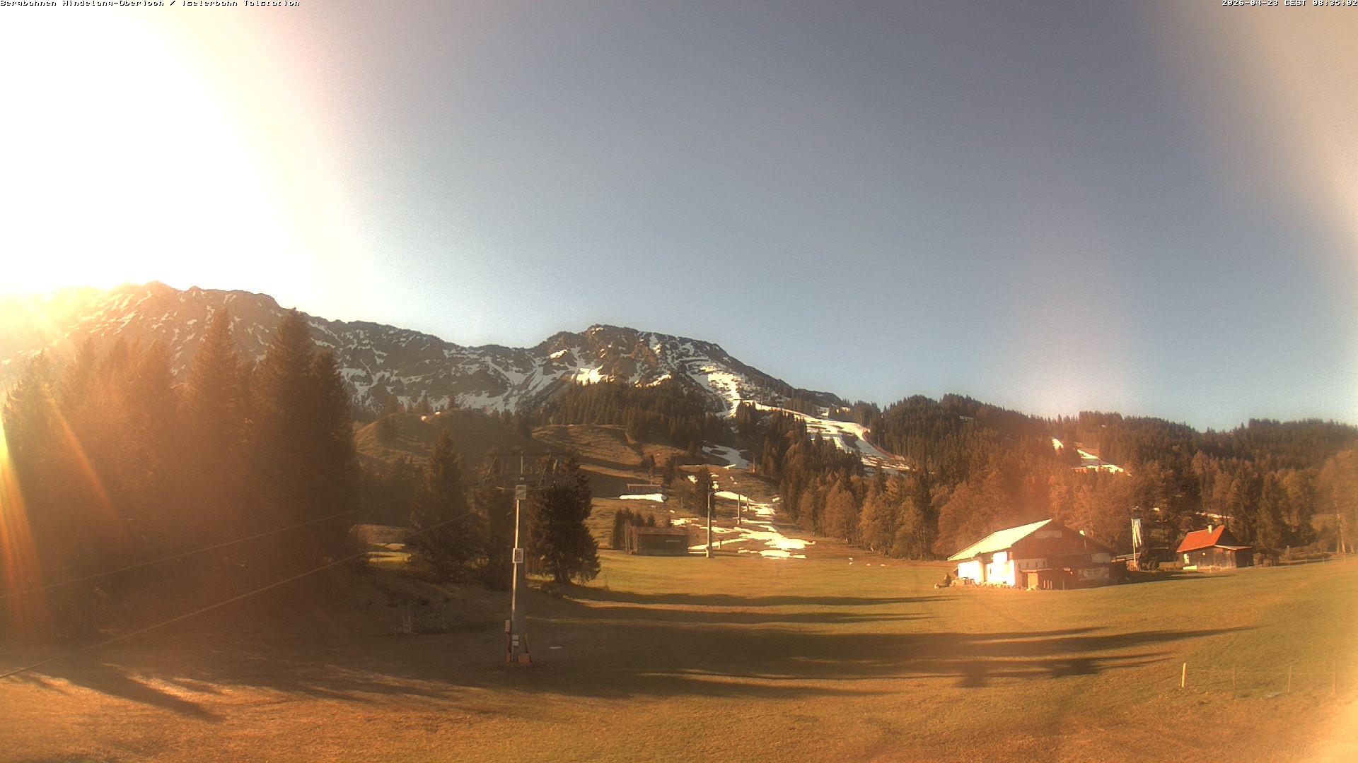 Archiv Foto Webcam Oberjoch - Blick zum Iseler