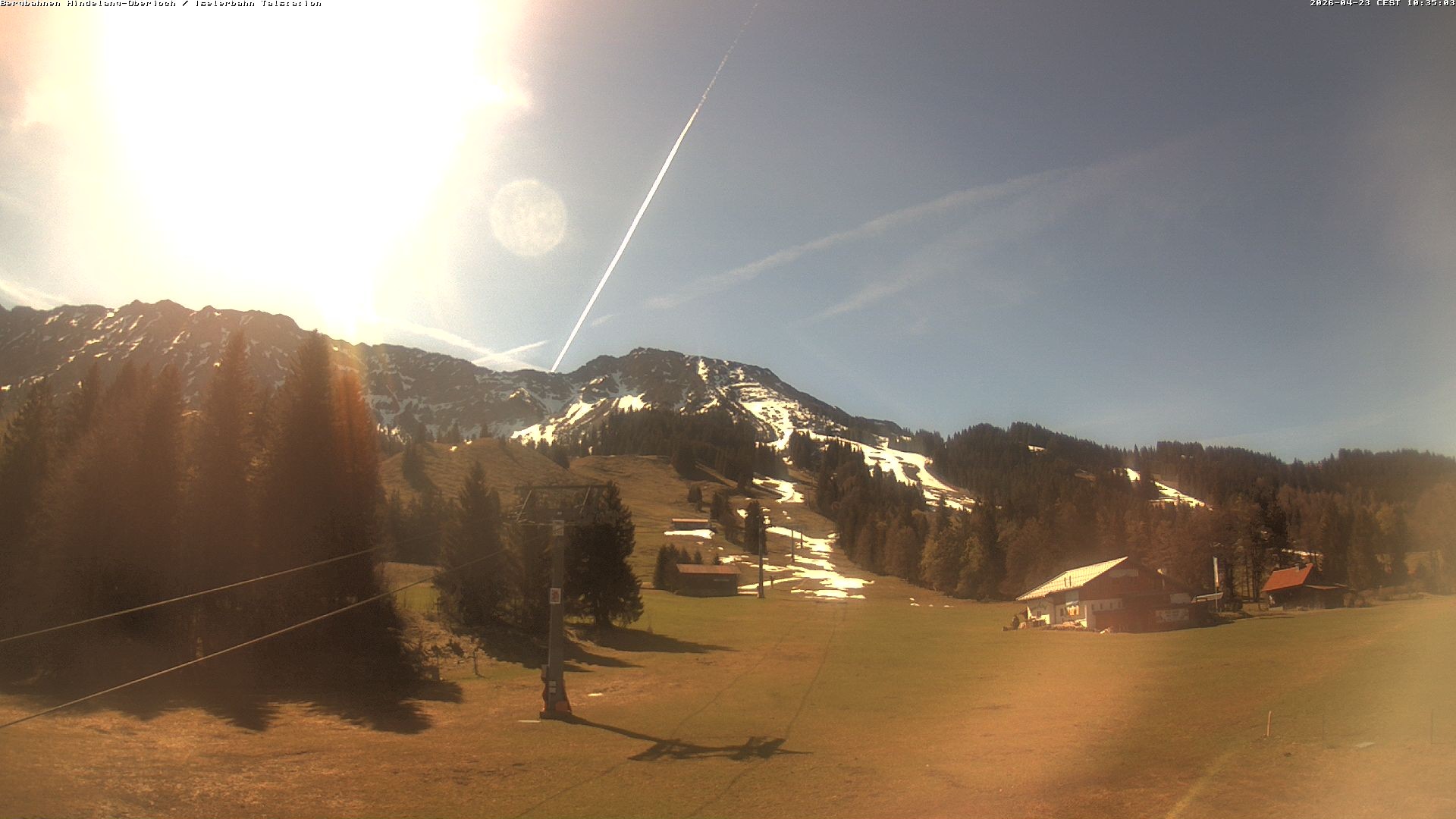 Archiv Foto Webcam Oberjoch - Blick zum Iseler