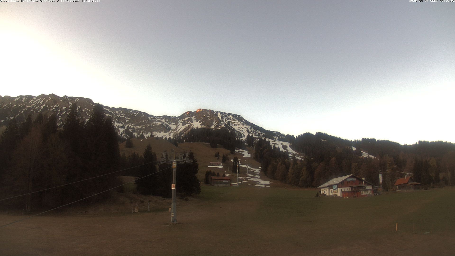 Archiv Foto Webcam Oberjoch - Blick zum Iseler