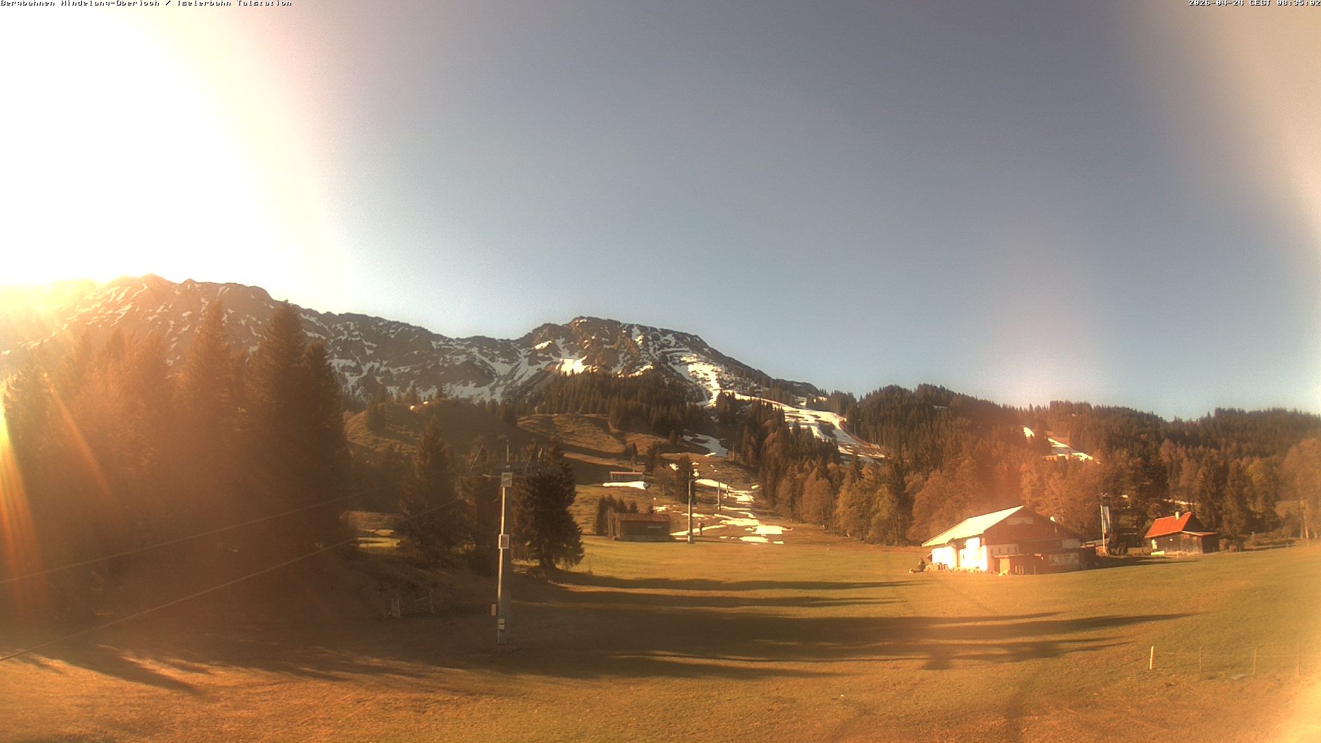 Archiv Foto Webcam Oberjoch - Blick zum Iseler