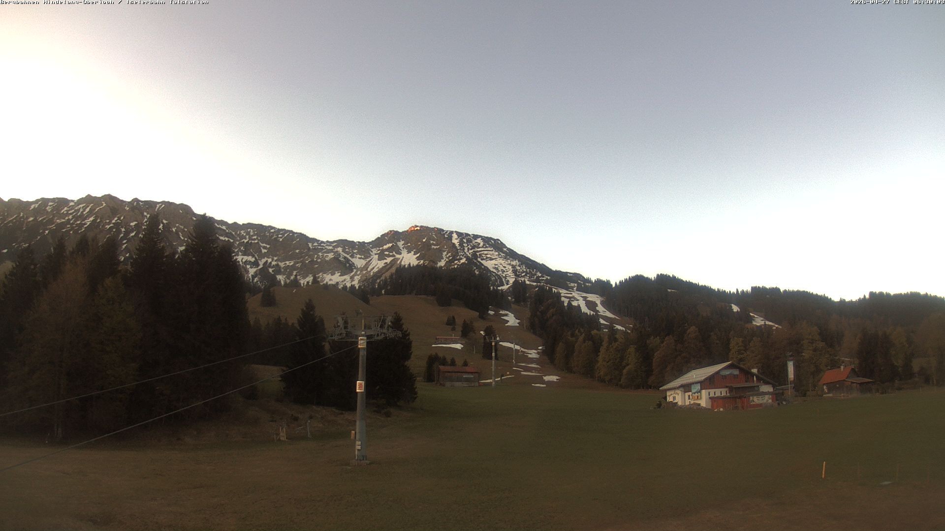 Archiv Foto Webcam Oberjoch - Blick zum Iseler