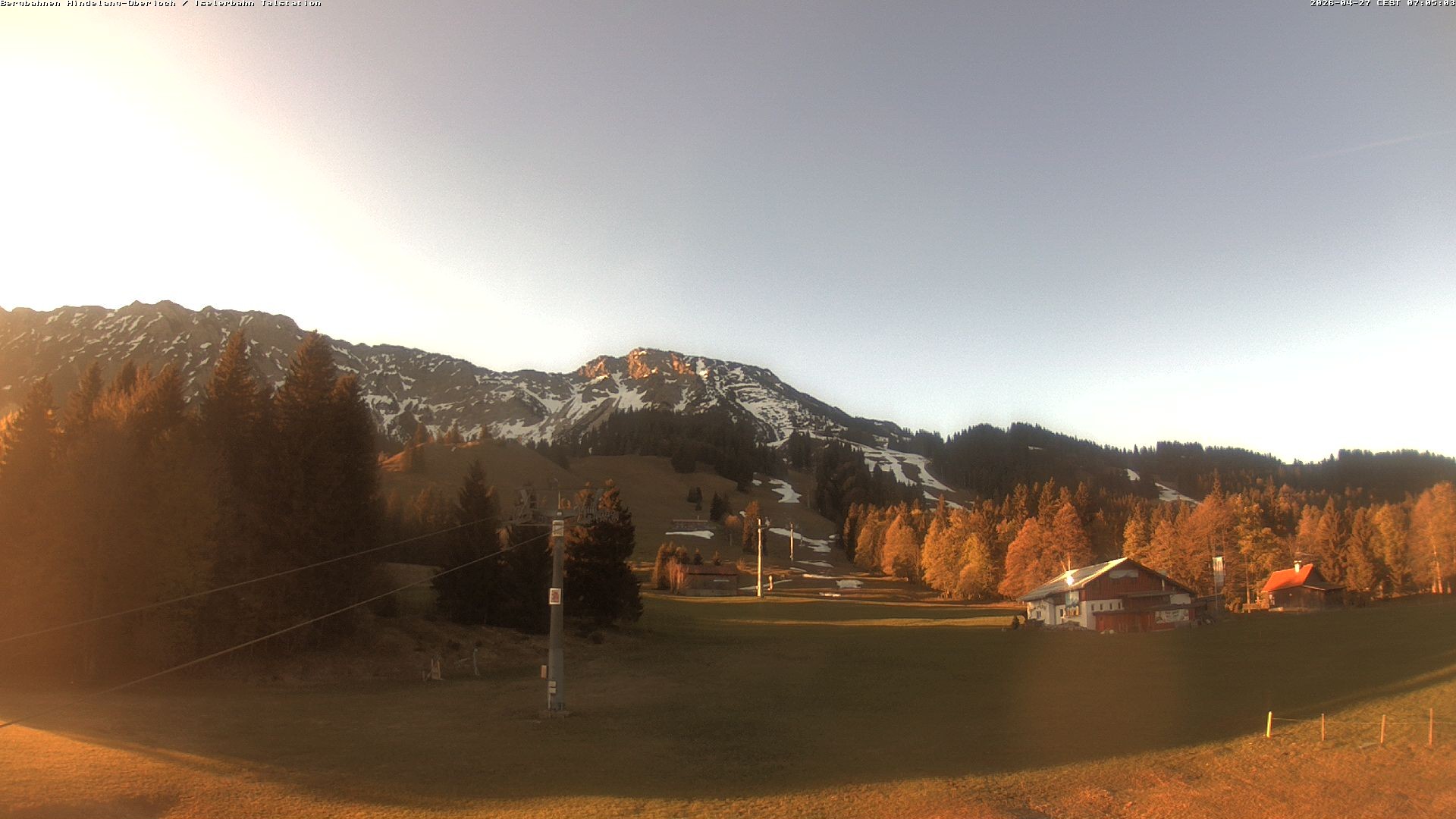 Archiv Foto Webcam Oberjoch - Blick zum Iseler