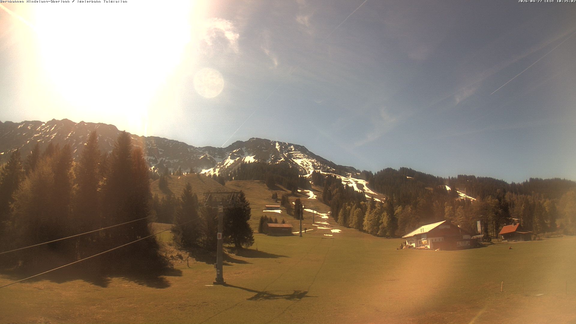 Archiv Foto Webcam Oberjoch - Blick zum Iseler