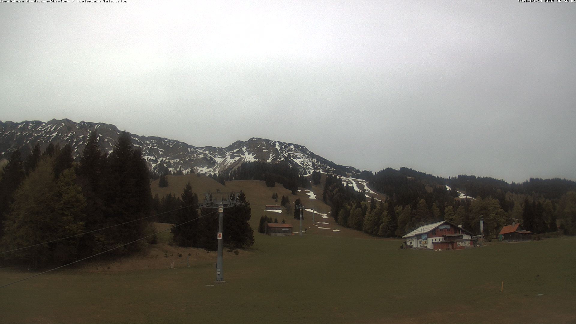 Archiv Foto Webcam Oberjoch - Blick zum Iseler