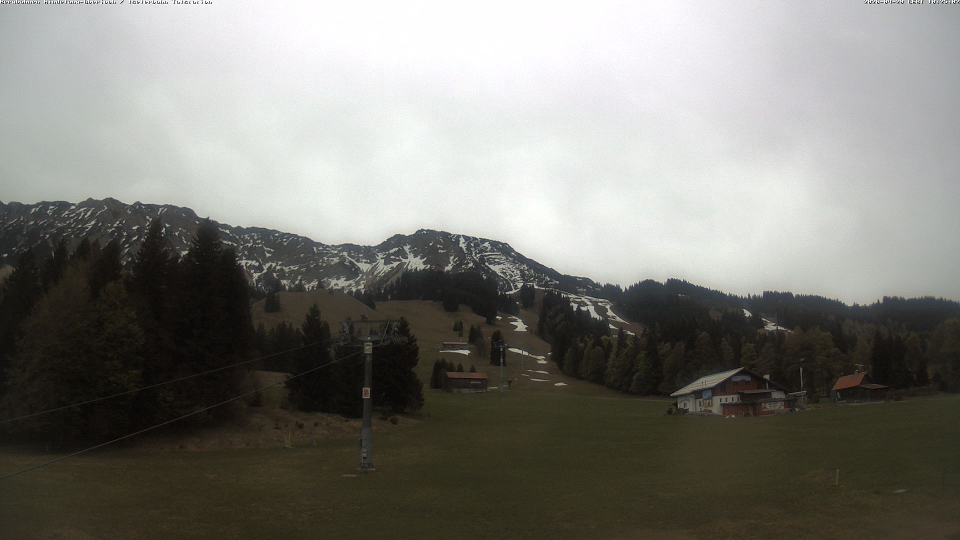 Archiv Foto Webcam Oberjoch - Blick zum Iseler