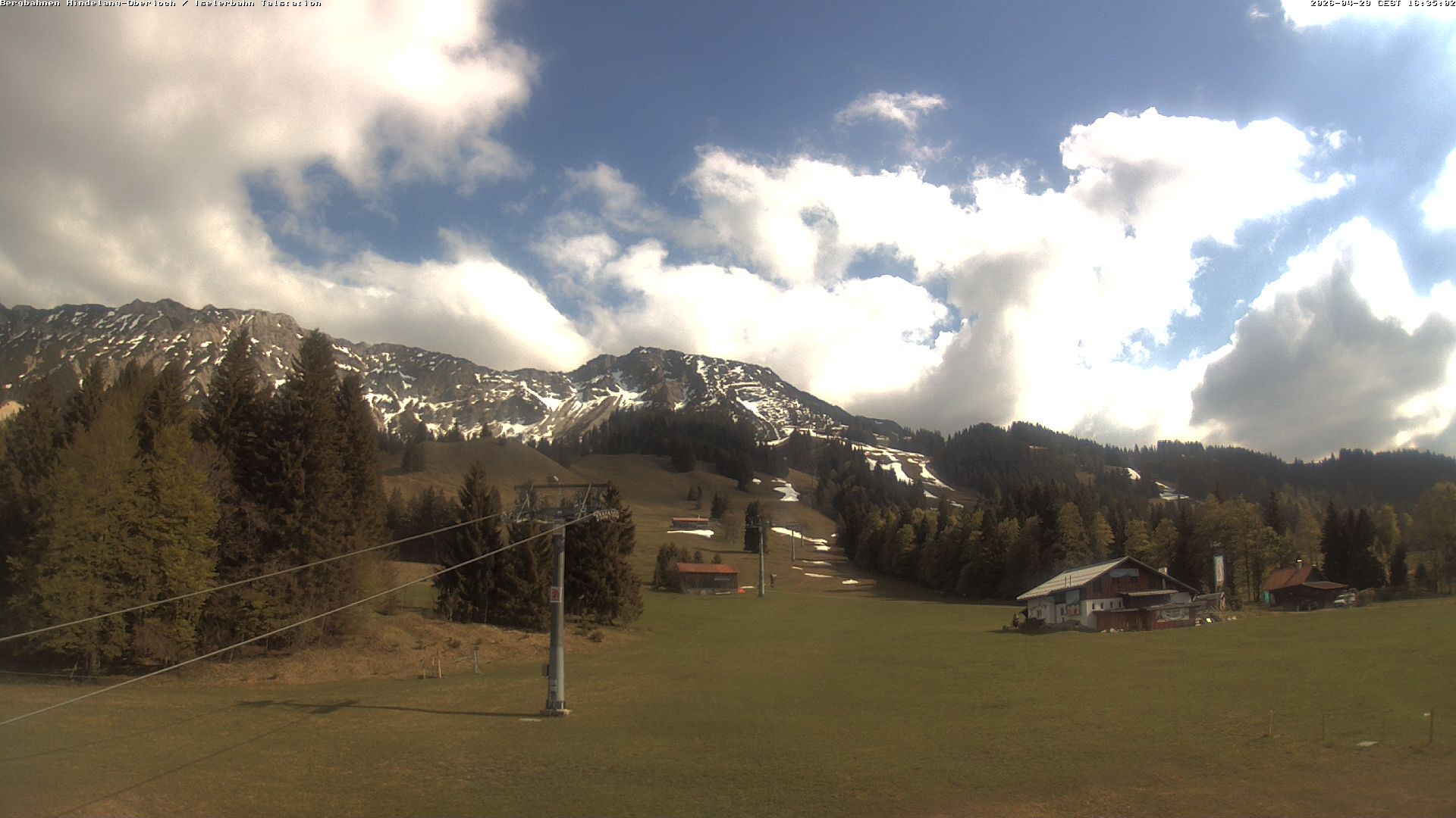 Archiv Foto Webcam Oberjoch - Blick zum Iseler