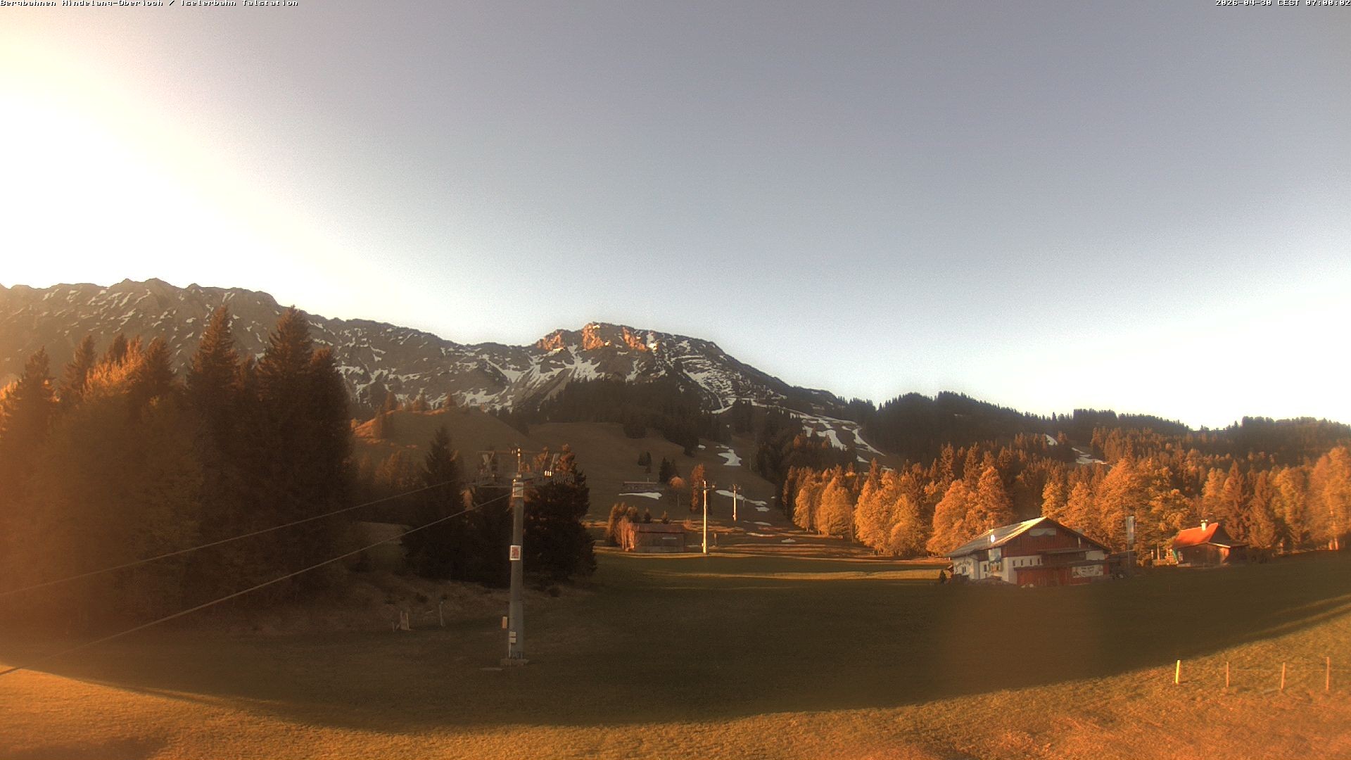 Archiv Foto Webcam Oberjoch - Blick zum Iseler