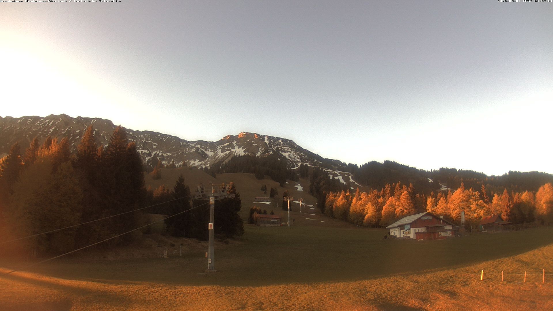 Archiv Foto Webcam Oberjoch - Blick zum Iseler