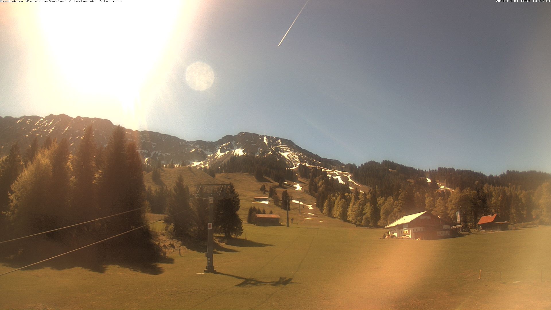 Archiv Foto Webcam Oberjoch - Blick zum Iseler