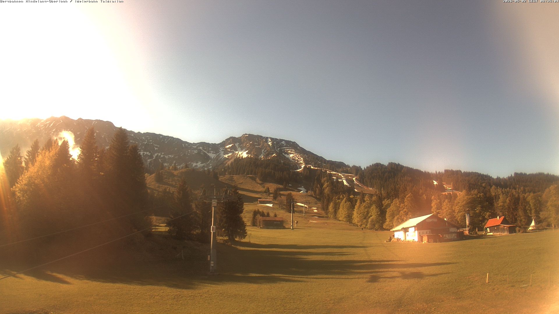Archiv Foto Webcam Oberjoch - Blick zum Iseler