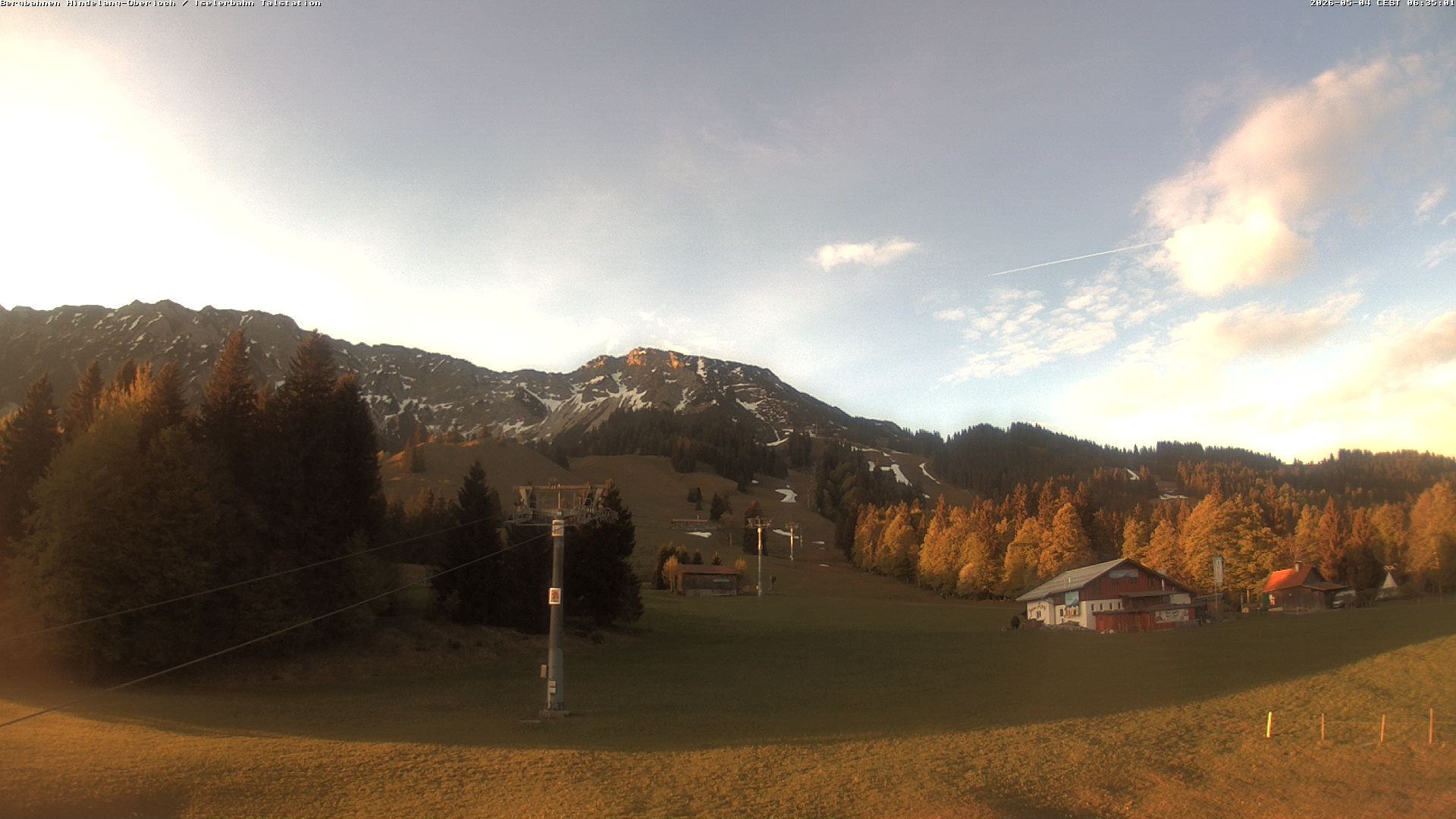 Archiv Foto Webcam Oberjoch - Blick zum Iseler