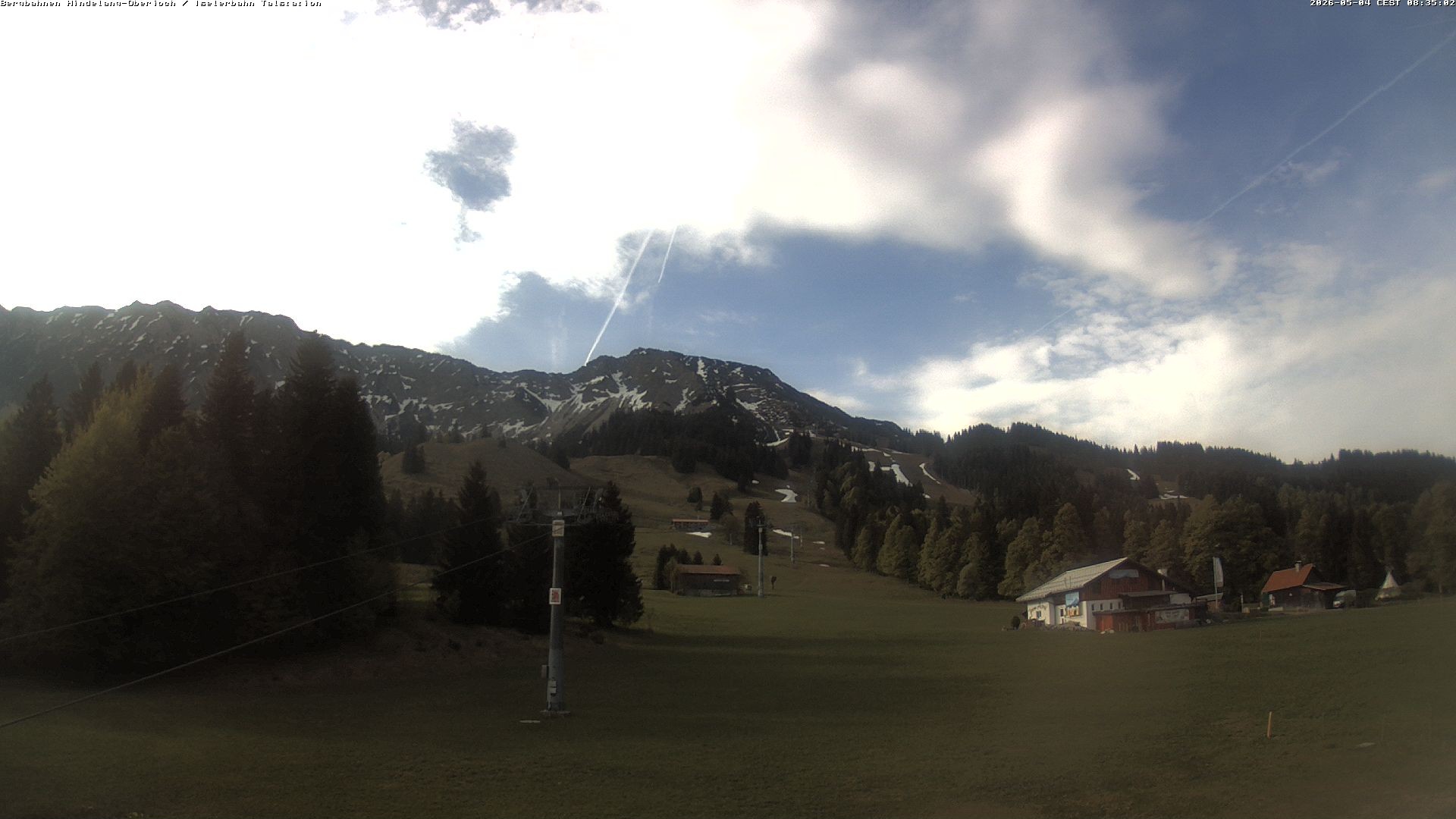 Archiv Foto Webcam Oberjoch - Blick zum Iseler