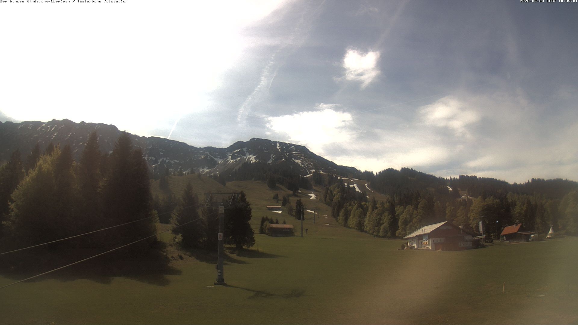 Archiv Foto Webcam Oberjoch - Blick zum Iseler