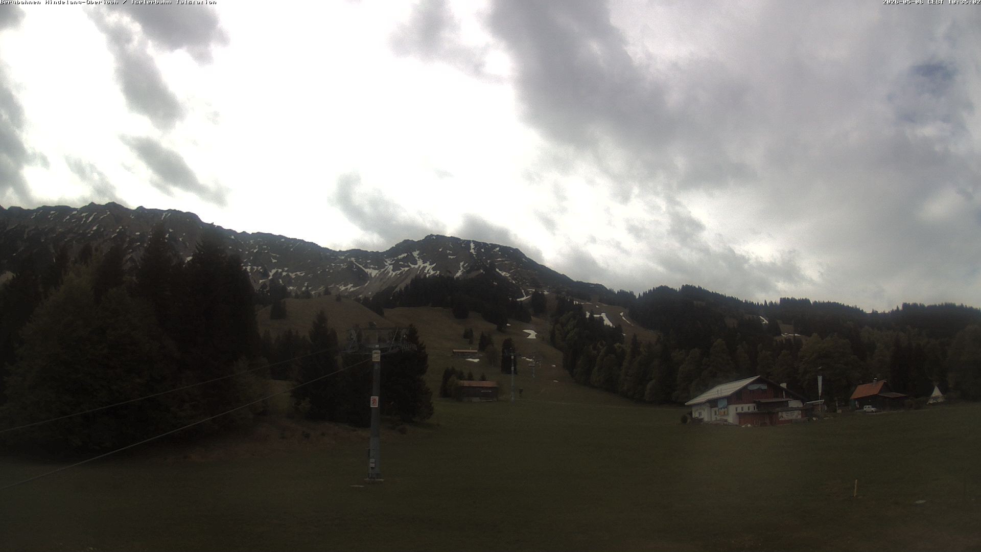 Archiv Foto Webcam Oberjoch - Blick zum Iseler