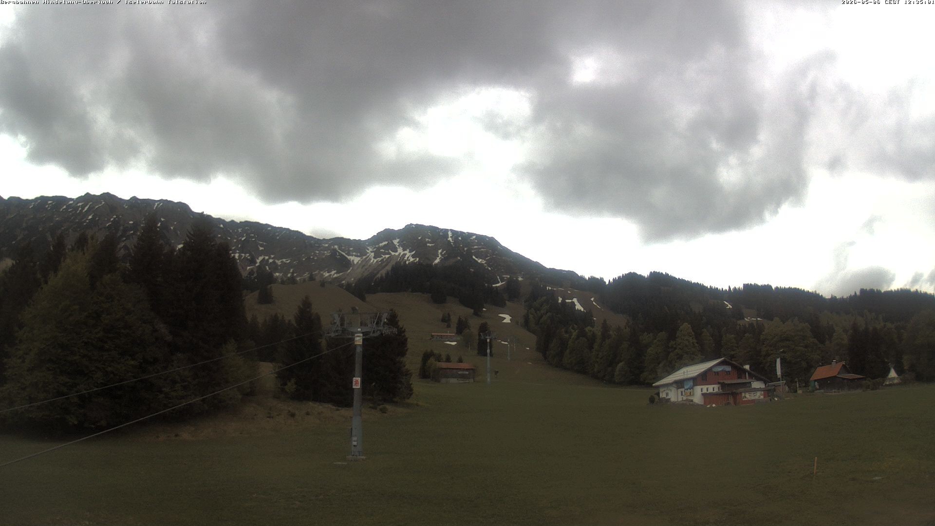 Archiv Foto Webcam Oberjoch - Blick zum Iseler