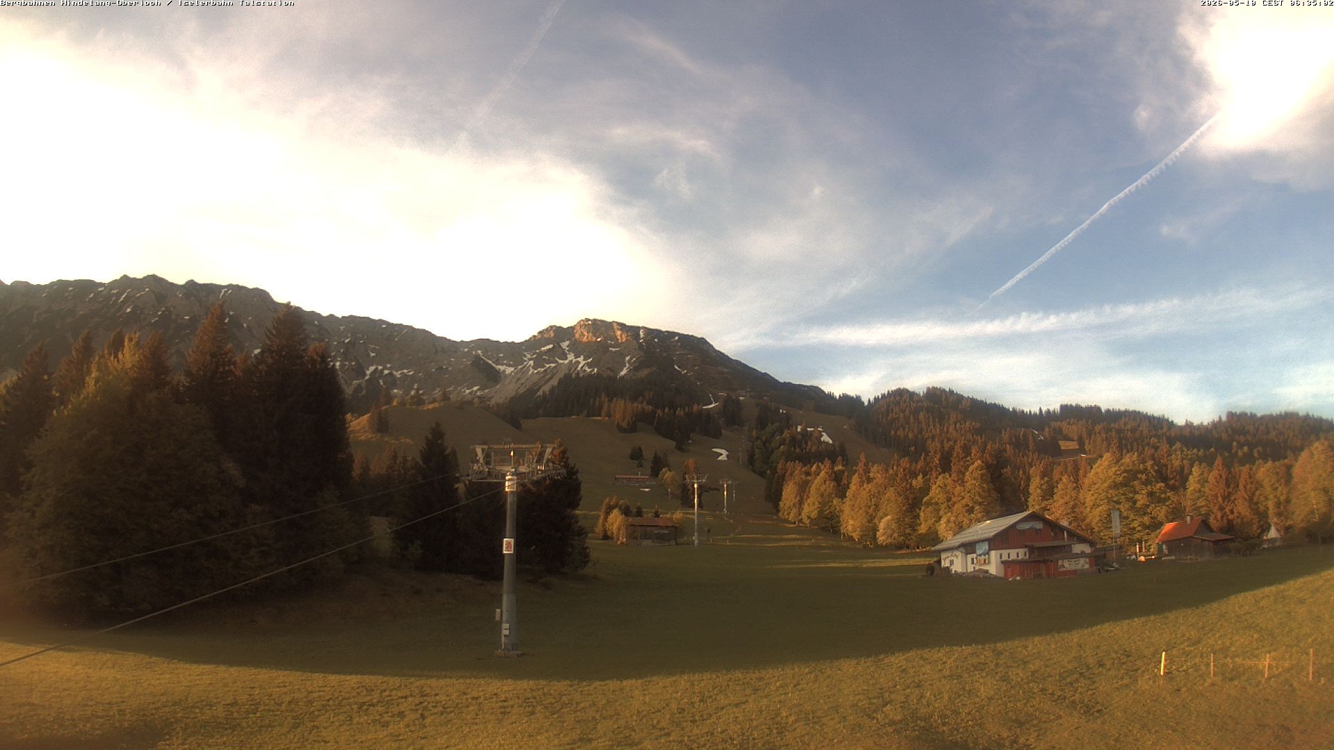 Archiv Foto Webcam Oberjoch - Blick zum Iseler