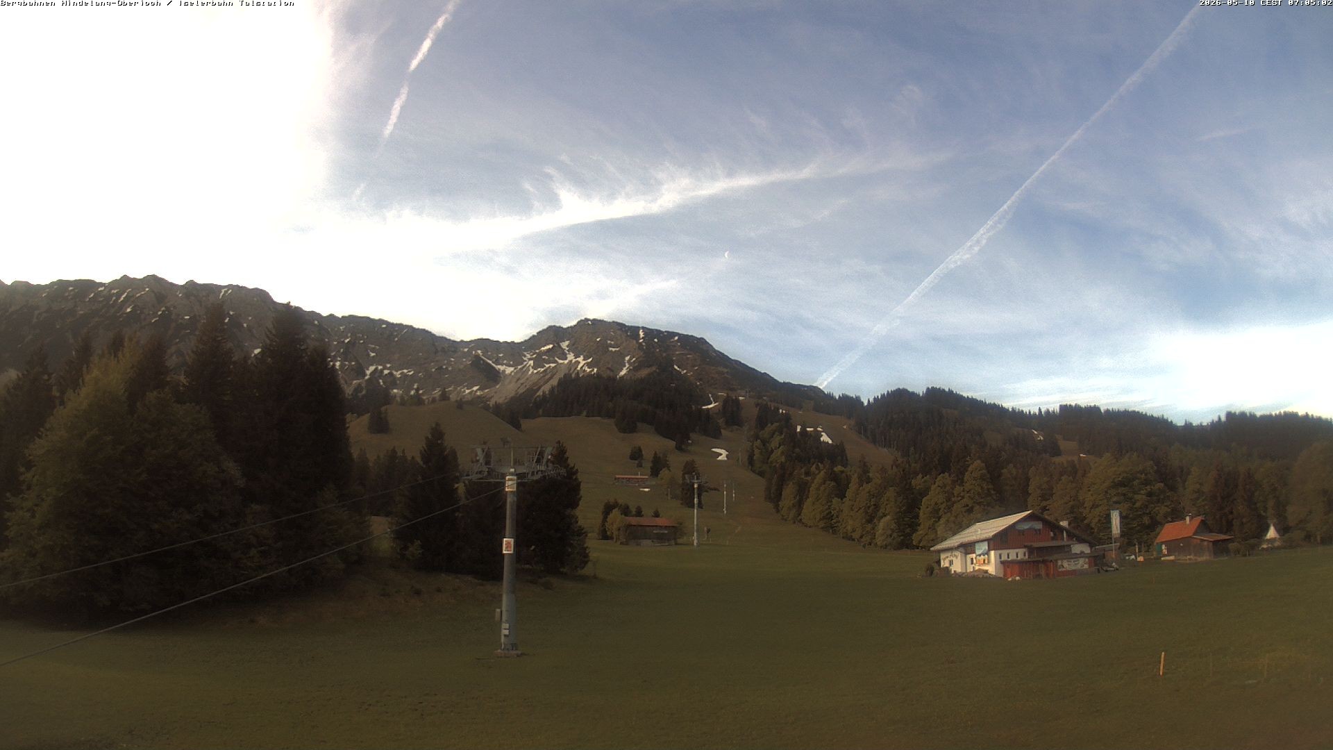 Archiv Foto Webcam Oberjoch - Blick zum Iseler