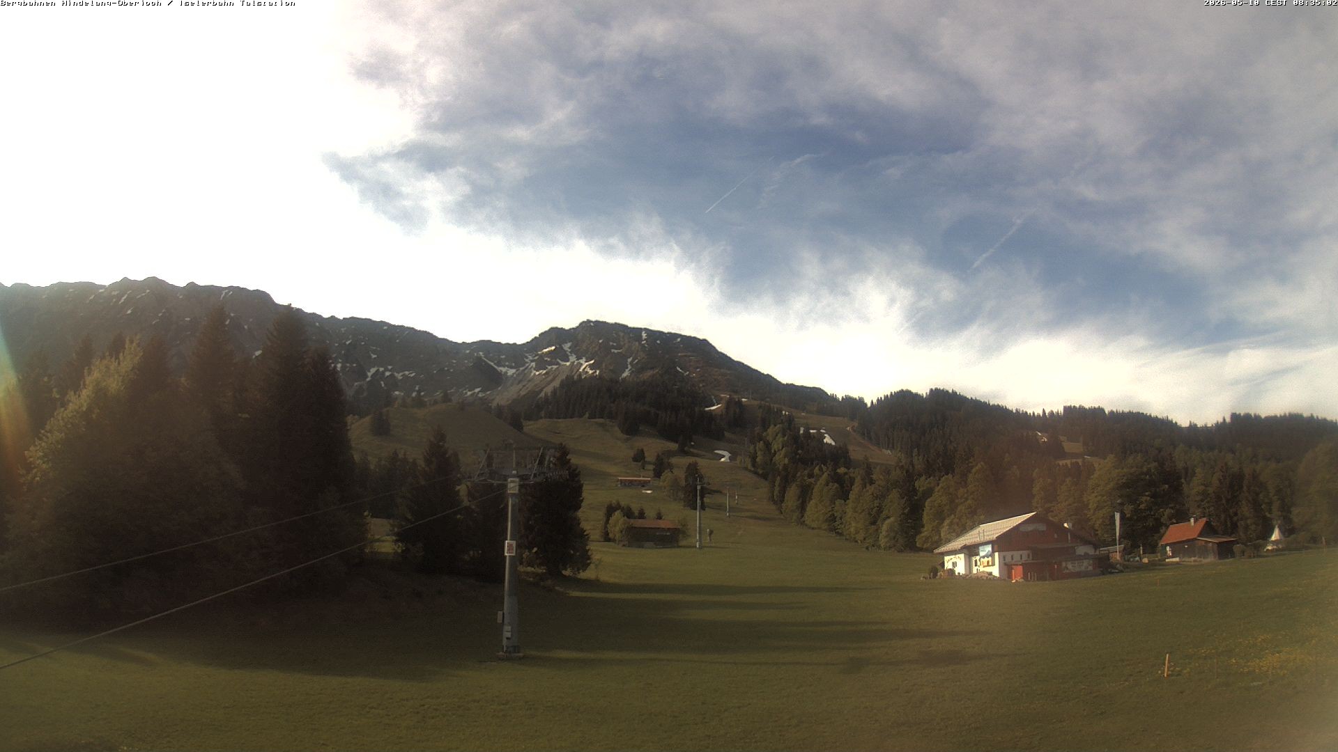 Archiv Foto Webcam Oberjoch - Blick zum Iseler