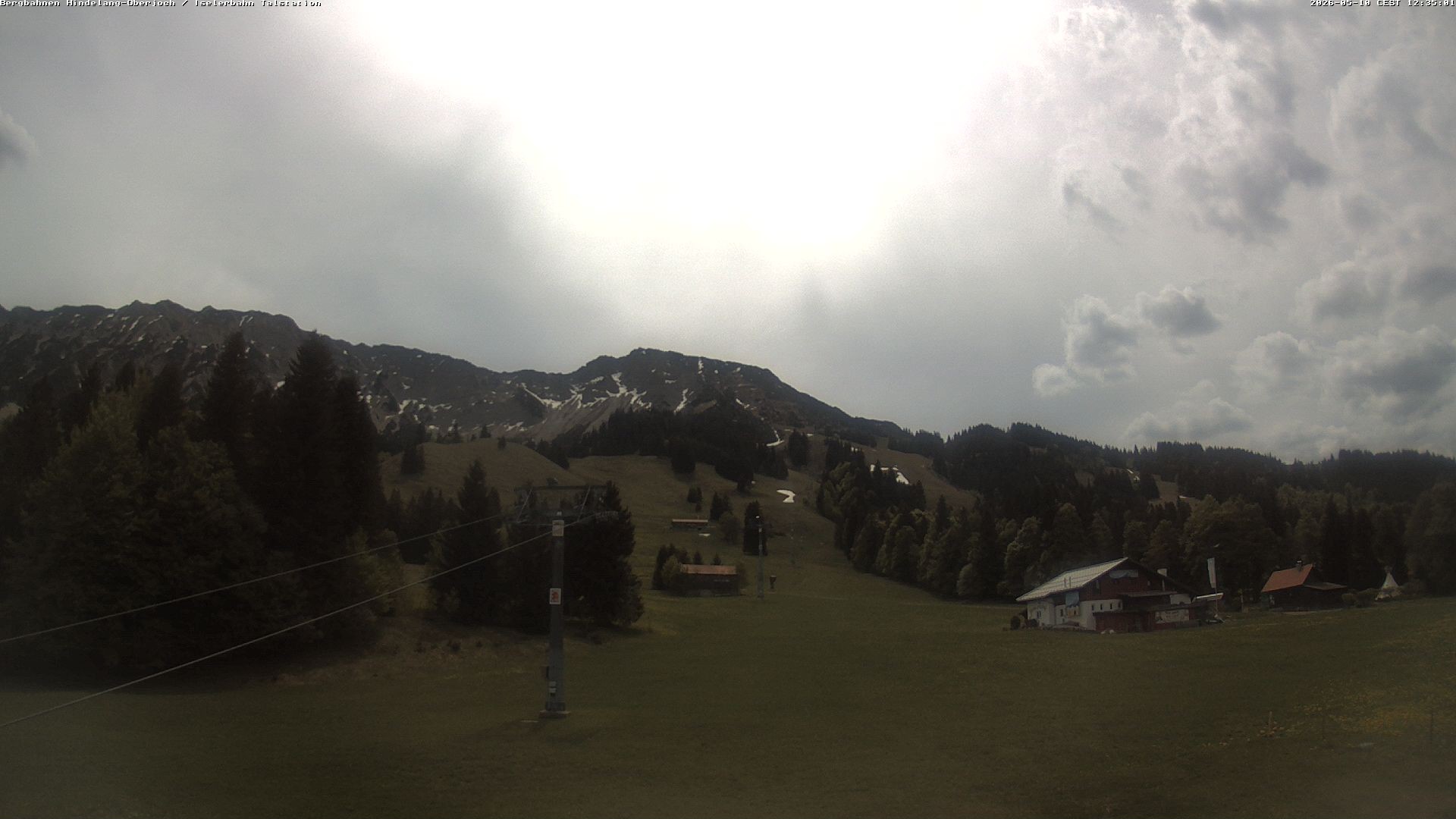 Archiv Foto Webcam Oberjoch - Blick zum Iseler