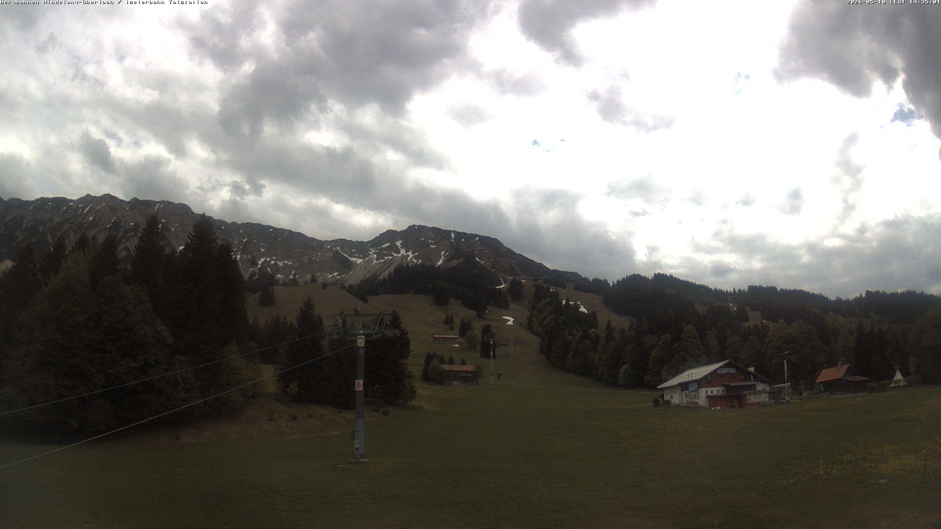 Archiv Foto Webcam Oberjoch - Blick zum Iseler