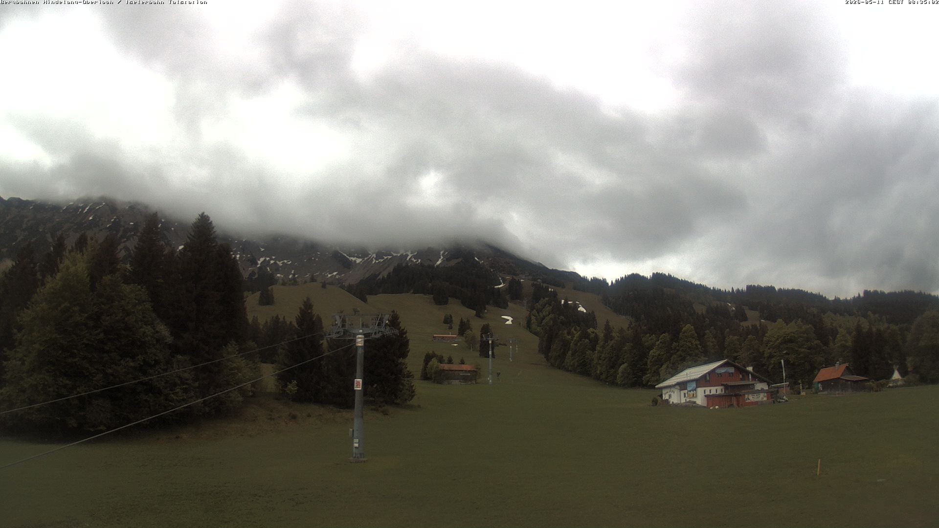 Archiv Foto Webcam Oberjoch - Blick zum Iseler