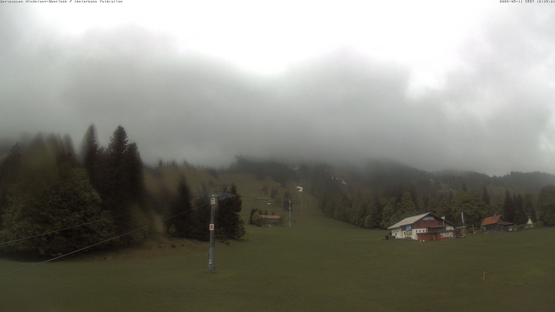 Archiv Foto Webcam Oberjoch - Blick zum Iseler