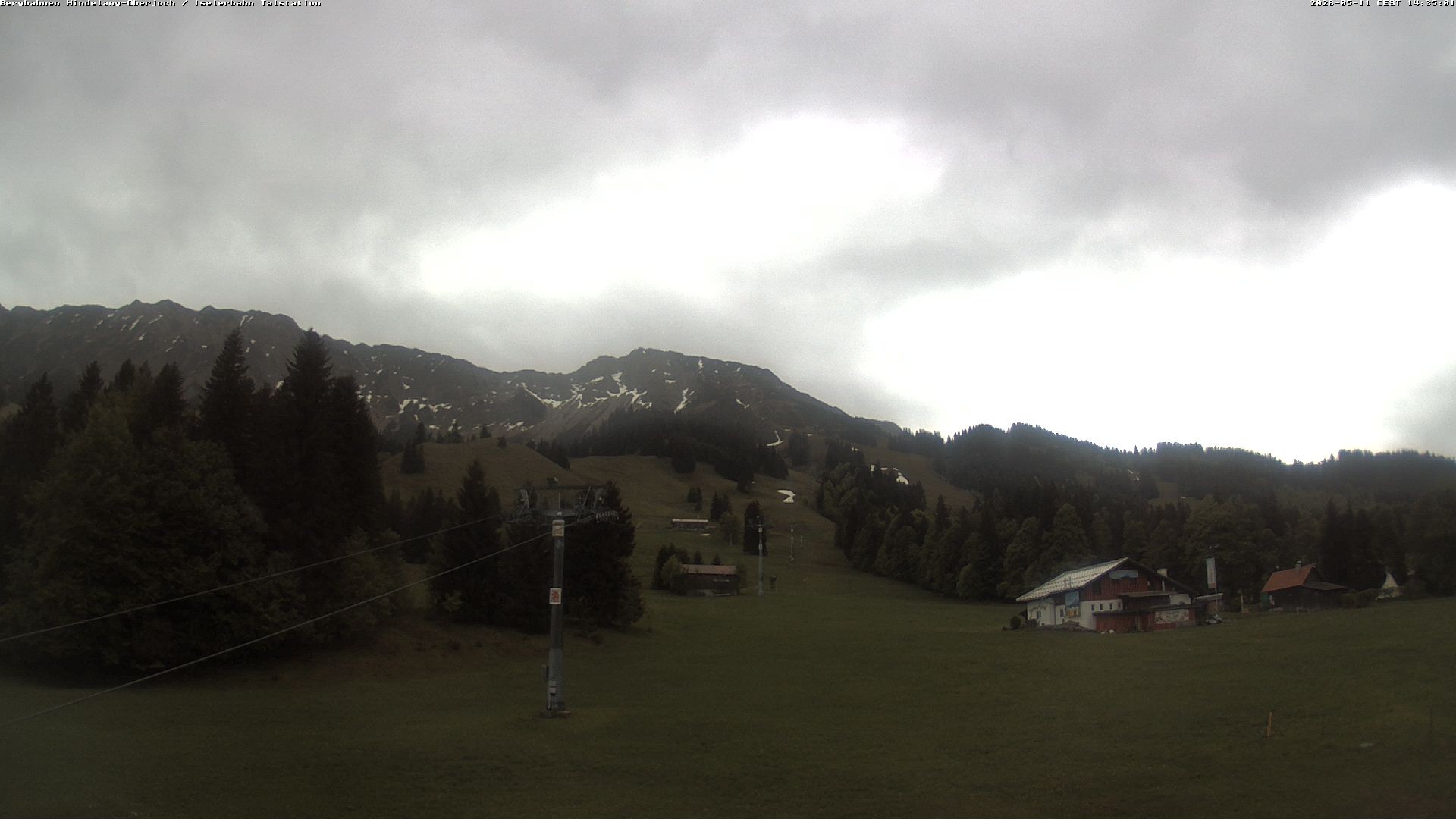 Archiv Foto Webcam Oberjoch - Blick zum Iseler