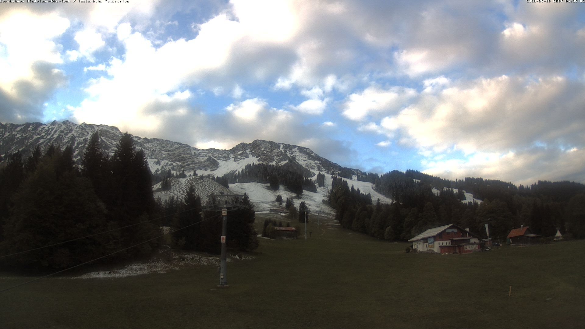 Archiv Foto Webcam Oberjoch - Blick zum Iseler