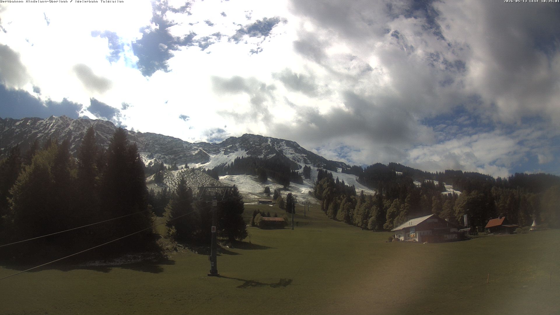 Archiv Foto Webcam Oberjoch - Blick zum Iseler
