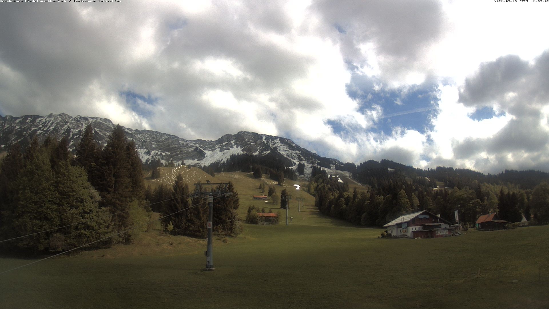 Archiv Foto Webcam Oberjoch - Blick zum Iseler