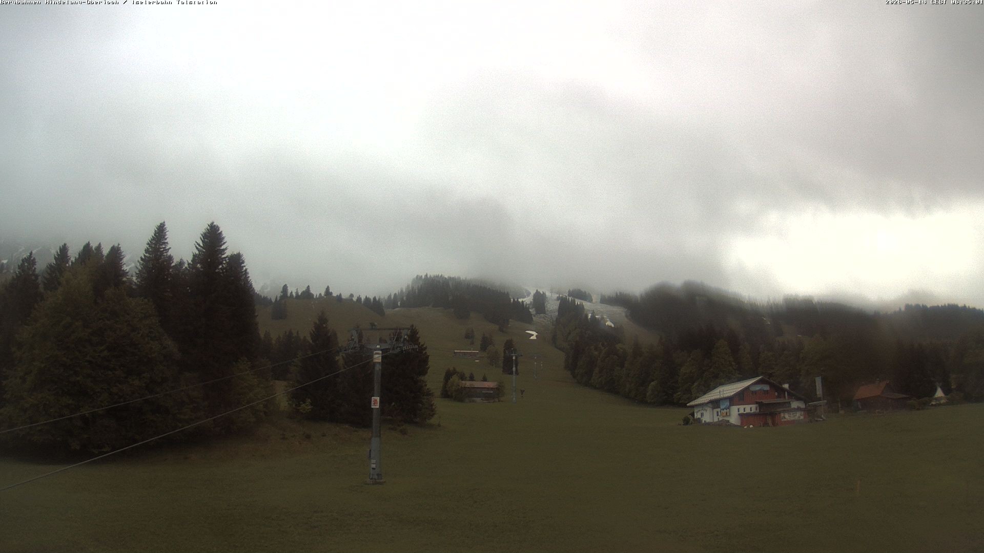 Archiv Foto Webcam Oberjoch - Blick zum Iseler