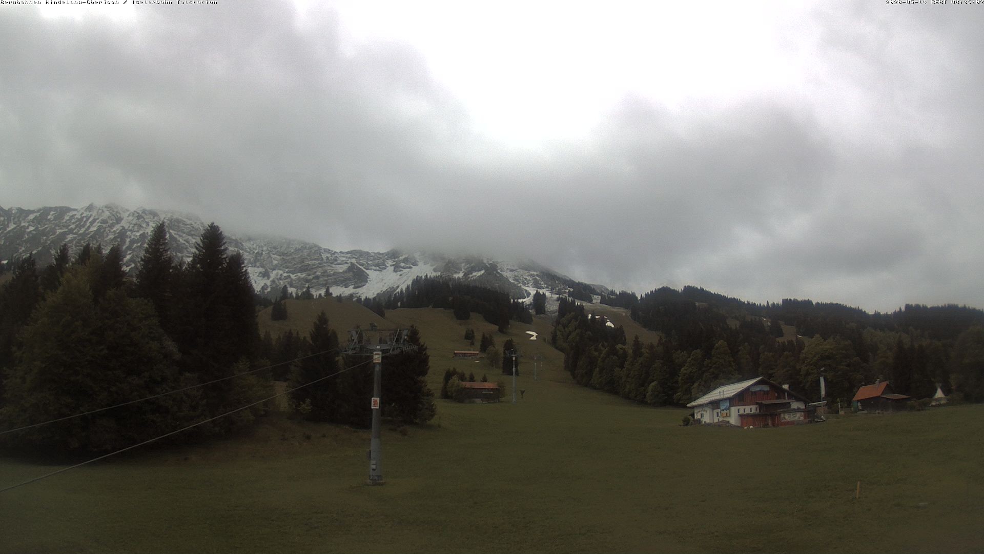 Archiv Foto Webcam Oberjoch - Blick zum Iseler